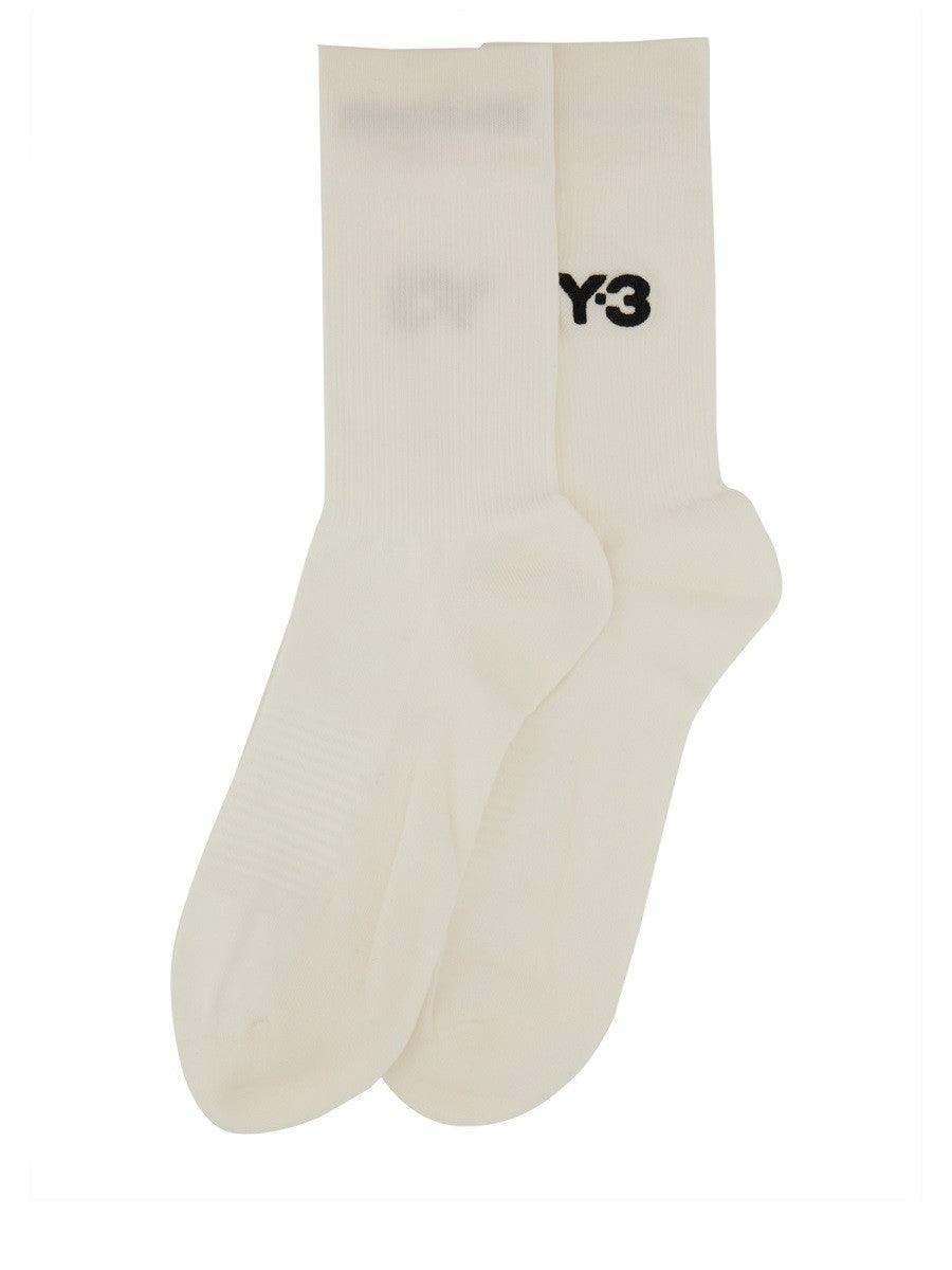Y - 3 - Unisex - White - Socks