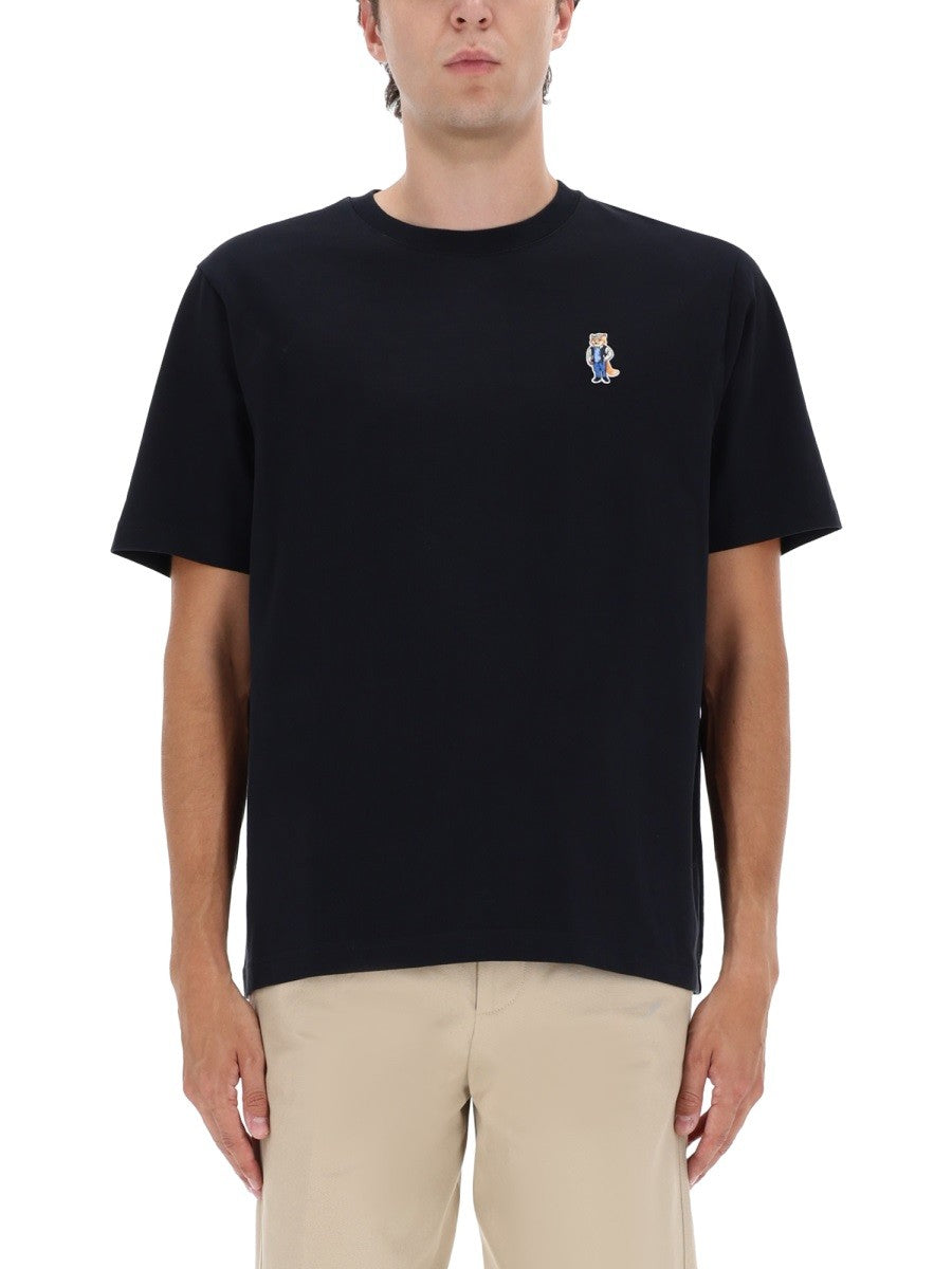 Maison Kitsune - Man - Black - T-shirt