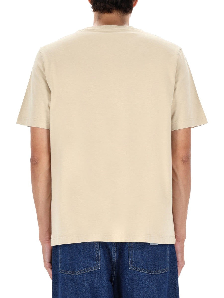 Maison Kitsune - Man - Beige - T-shirt