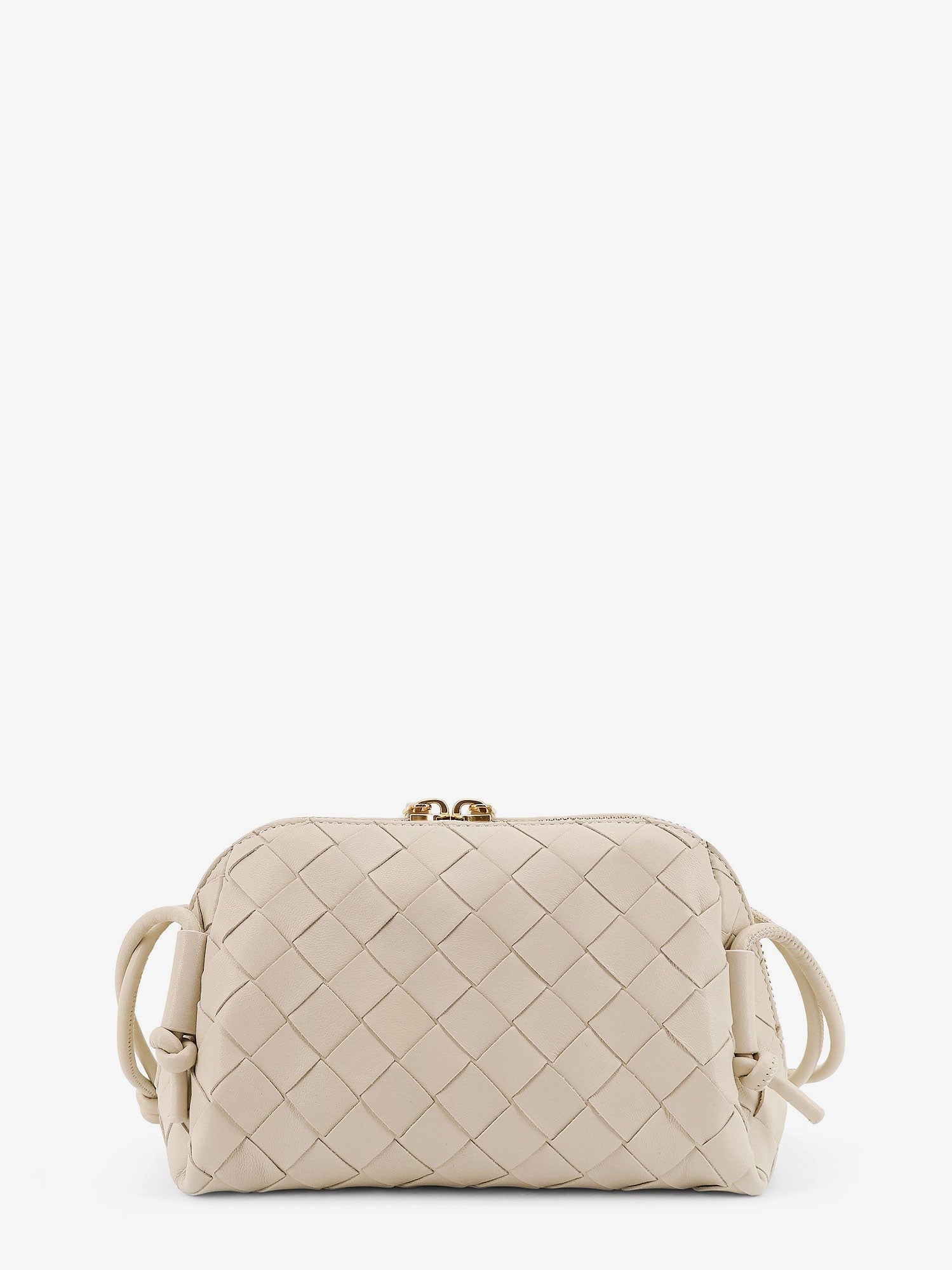 Bottega Veneta - Woman - Sea Salt-Gold - Crossbody Bag