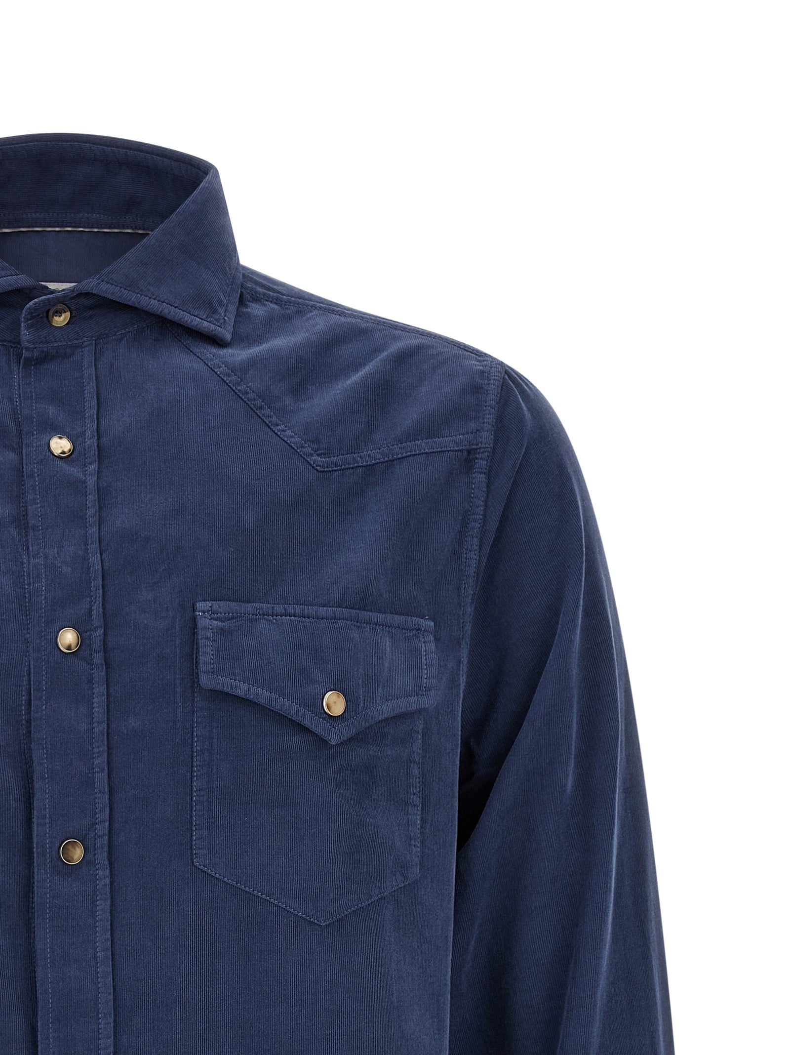 Brunello Cucinelli - nan - Blue - Shirt
