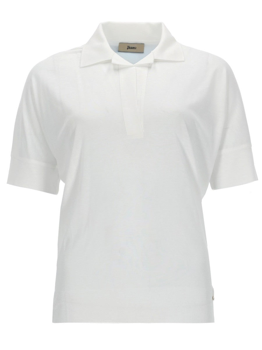 Herno - Woman - White - Polo Shirt