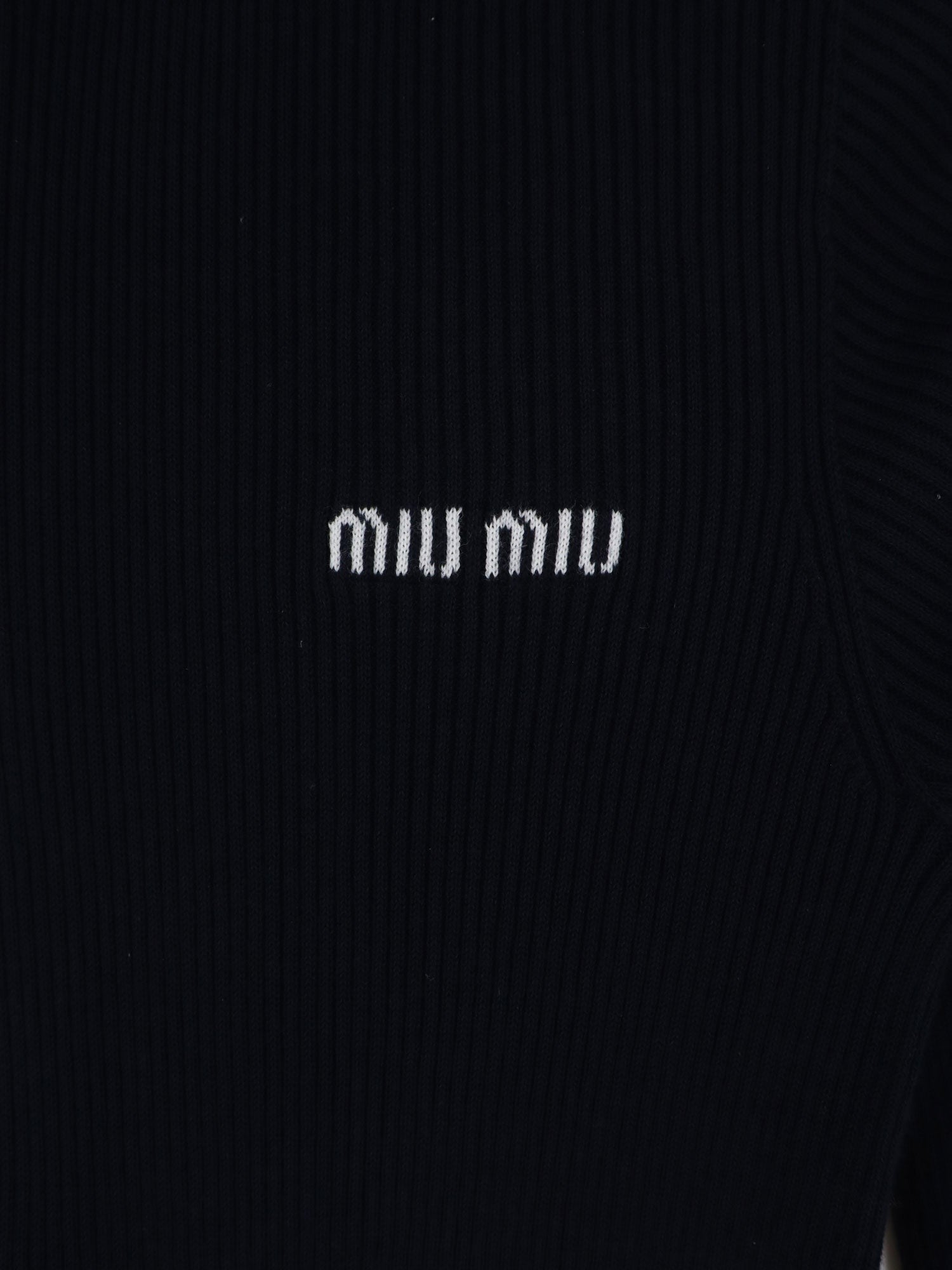 Miu Miu - Woman - Blue - Knit Sweater