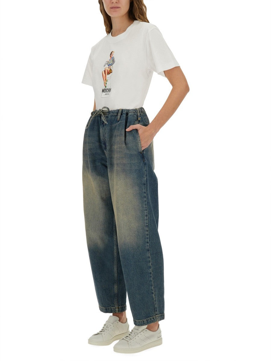 MOSCHINO JEANS - Woman - Blue - Pants