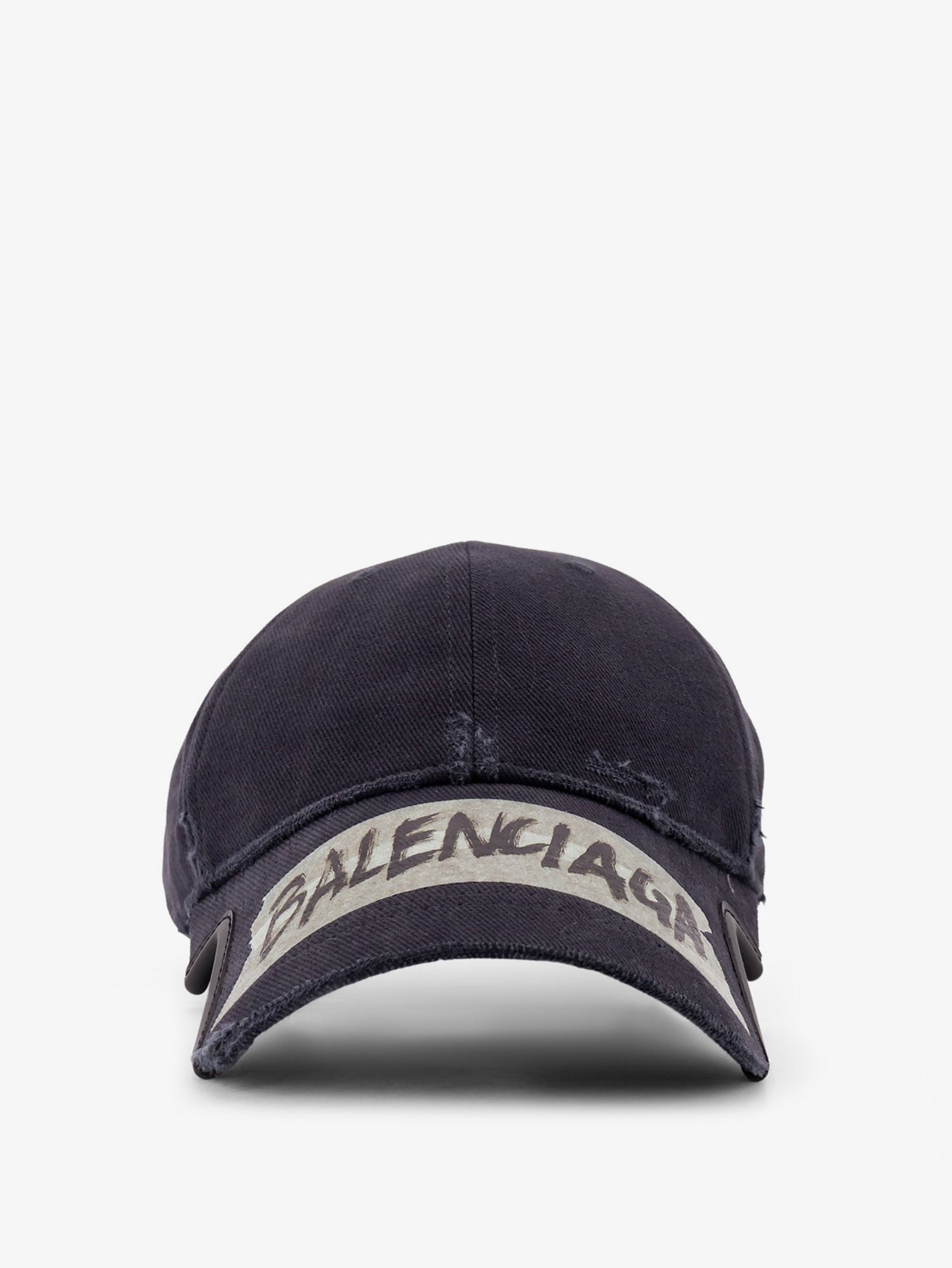 Balenciaga - Man - Faded Washed Black - Hat
