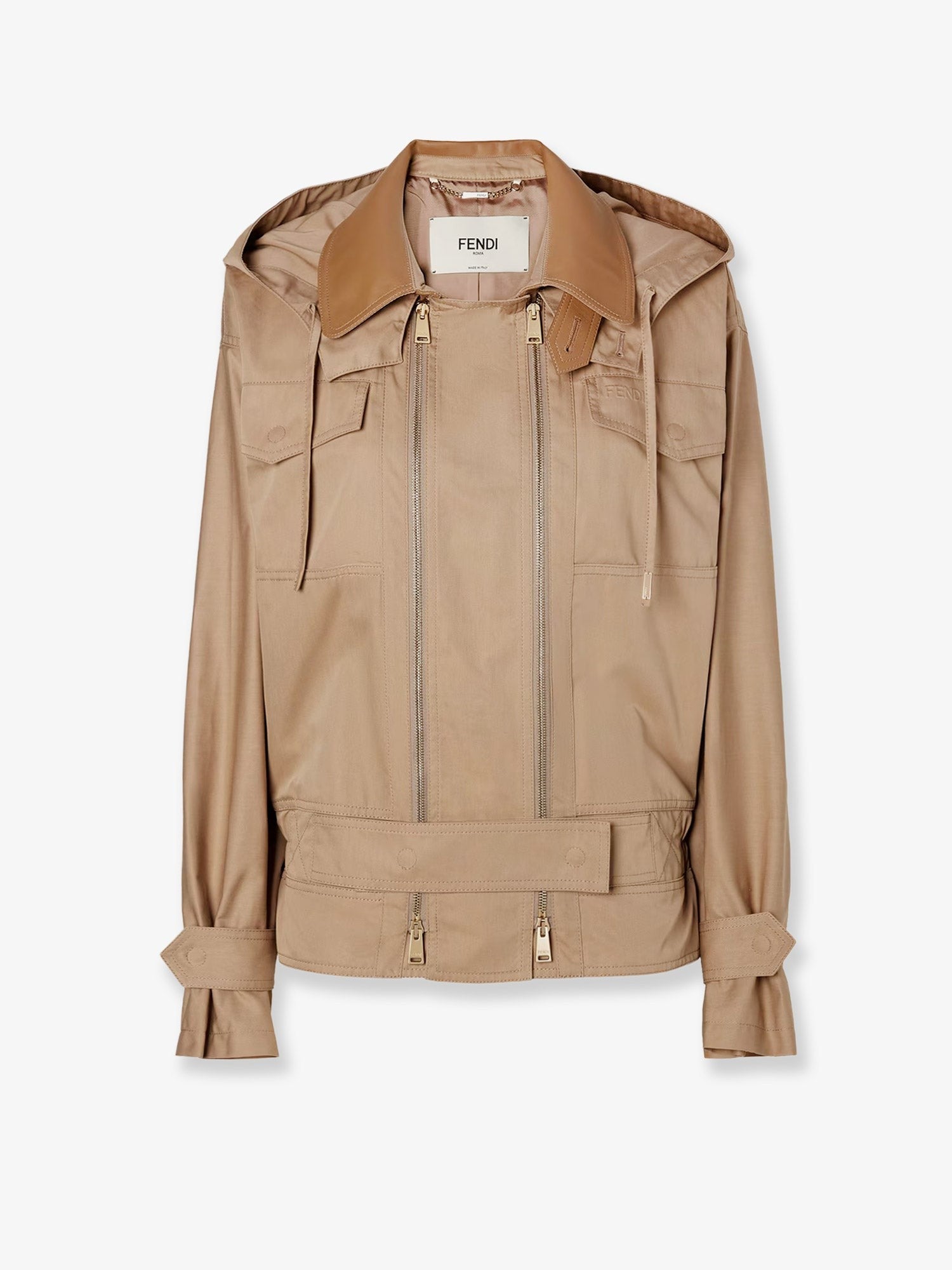 Fendi - Woman - Beige - Jacket