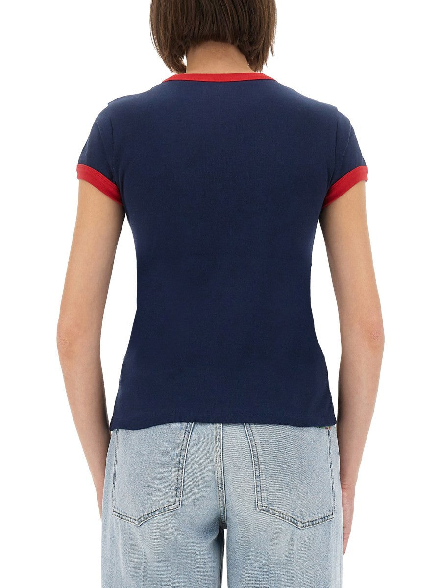 Valentino - Woman - Blue - T-shirt