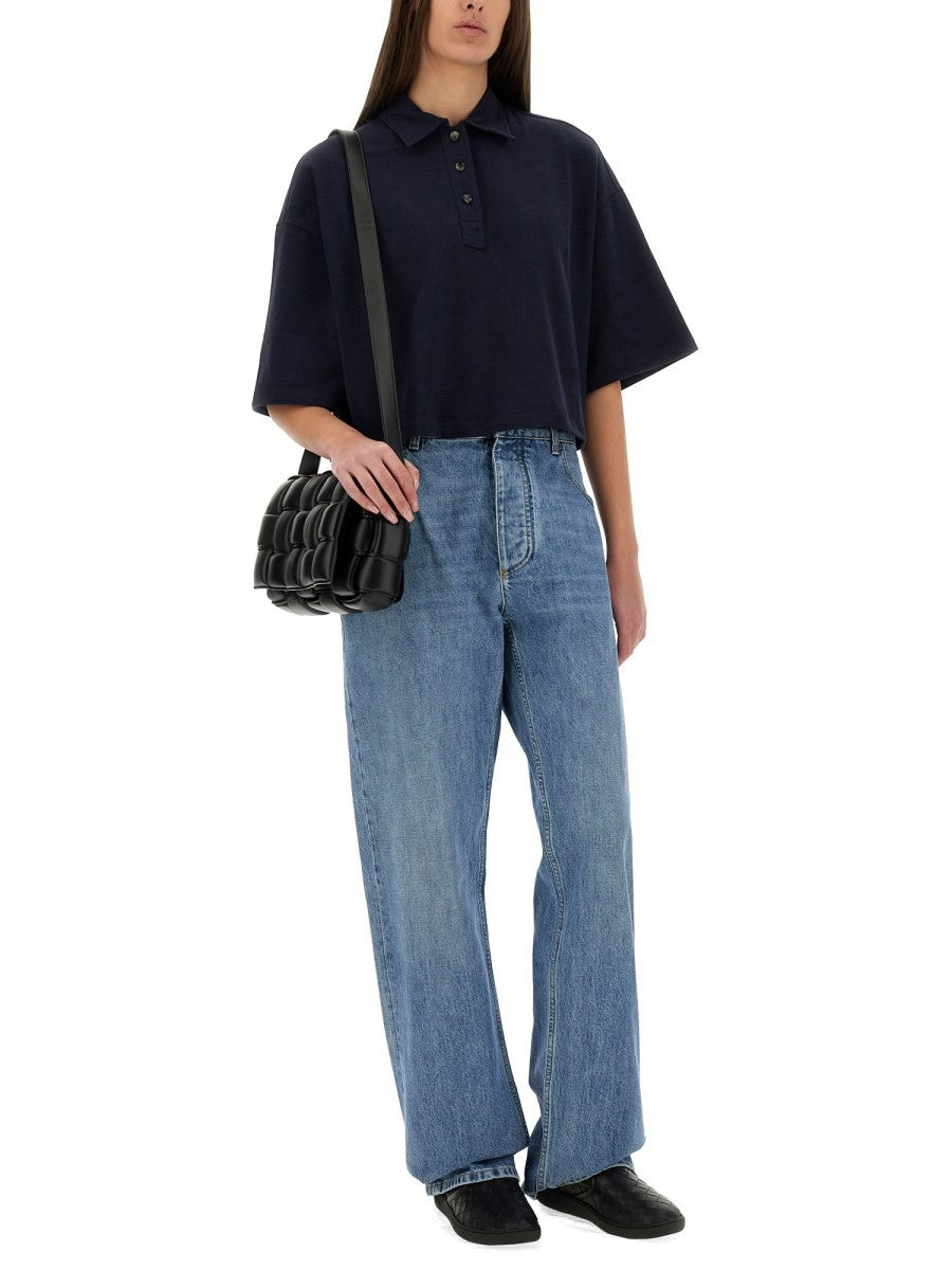 Bottega Veneta - Woman - Blue - POLO SHIRT