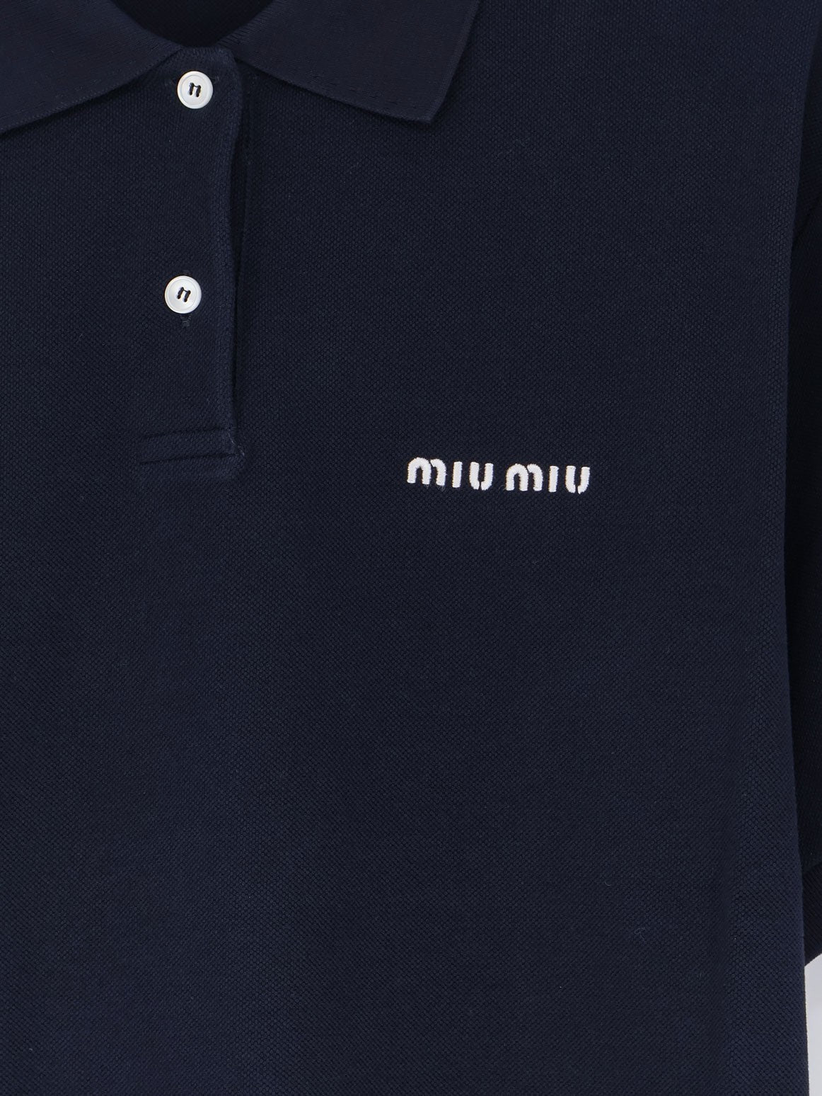 Miu Miu - Woman - Blue - Polo Shirt