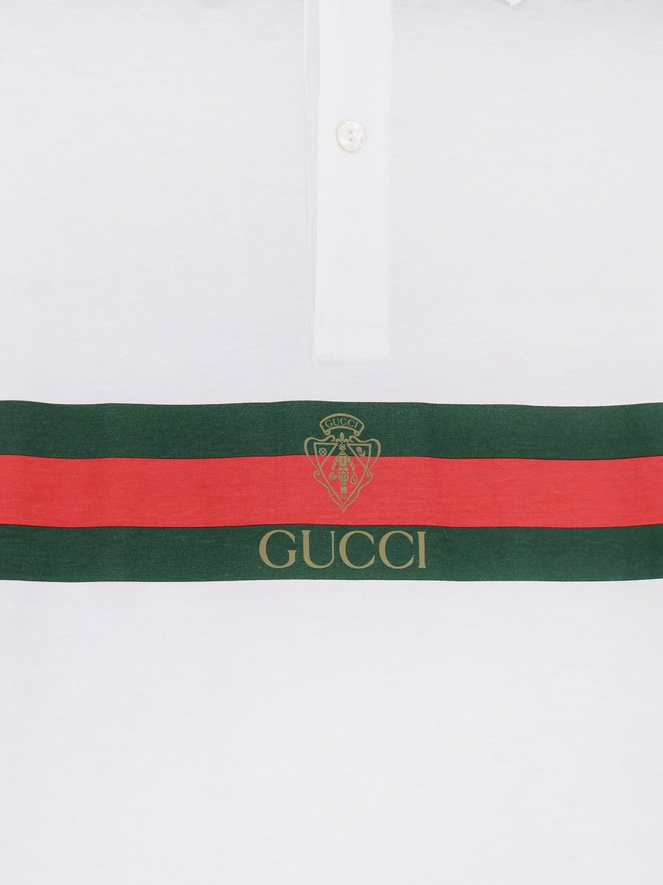 Gucci - Man - White - Polo Shirt
