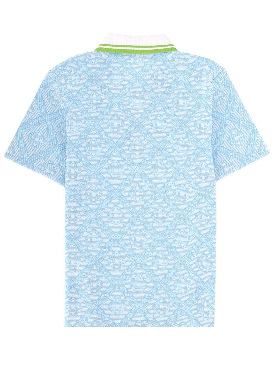 CASABLANCA - Man - Blue - Polo Shirt