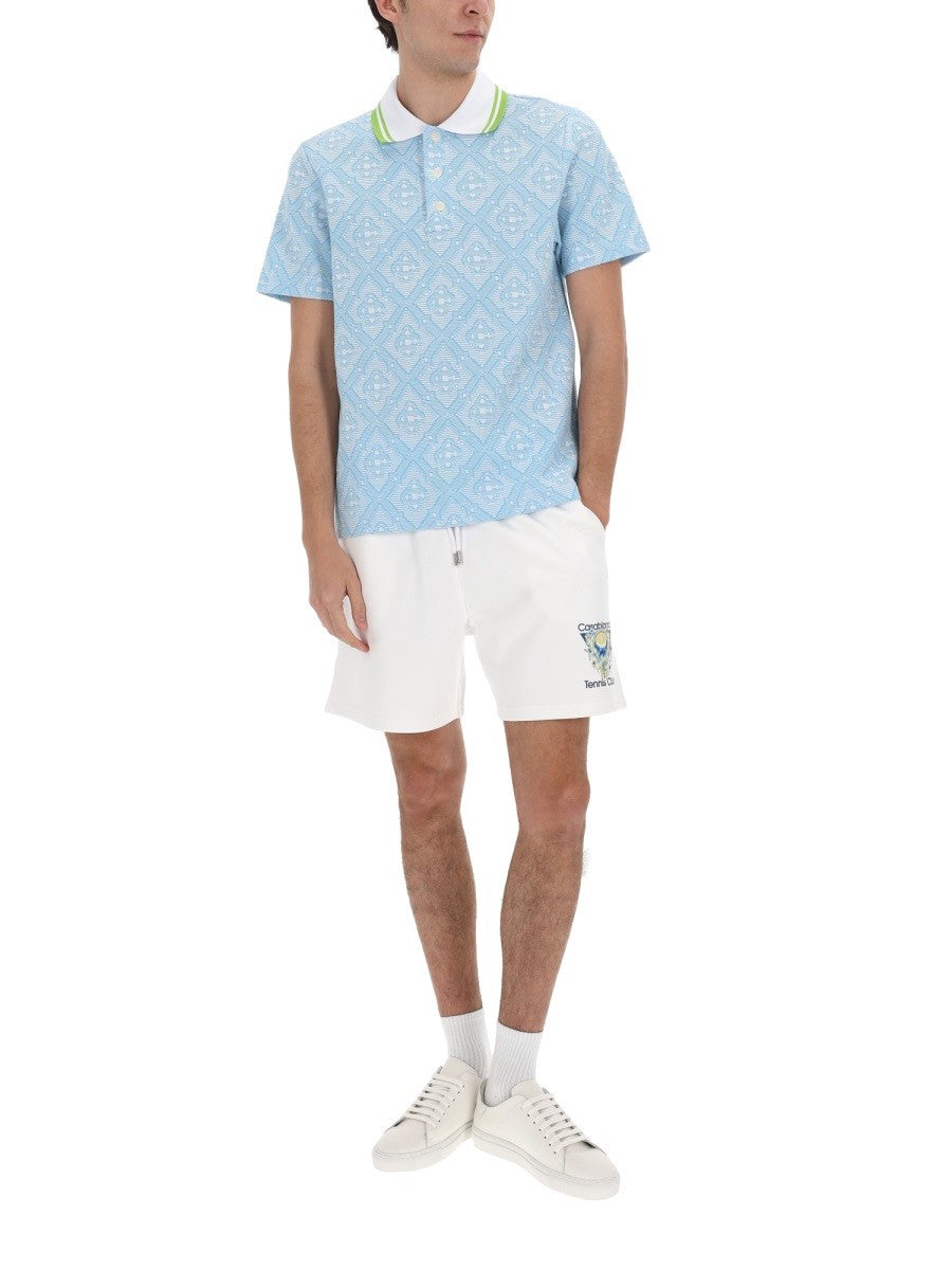 CASABLANCA - Man - Blue - Polo Shirt