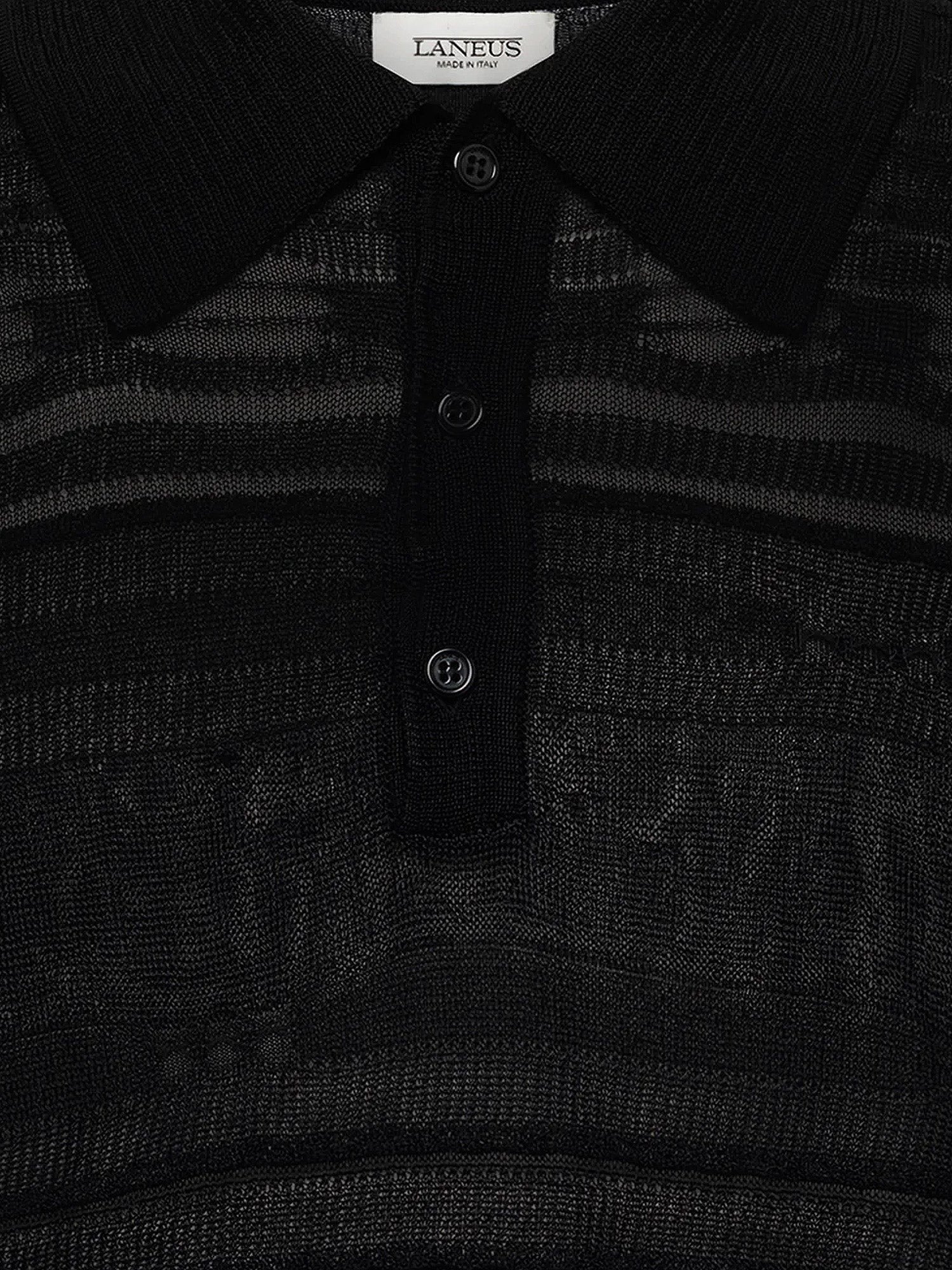 Laneus - Man - Black - Polo Shirt
