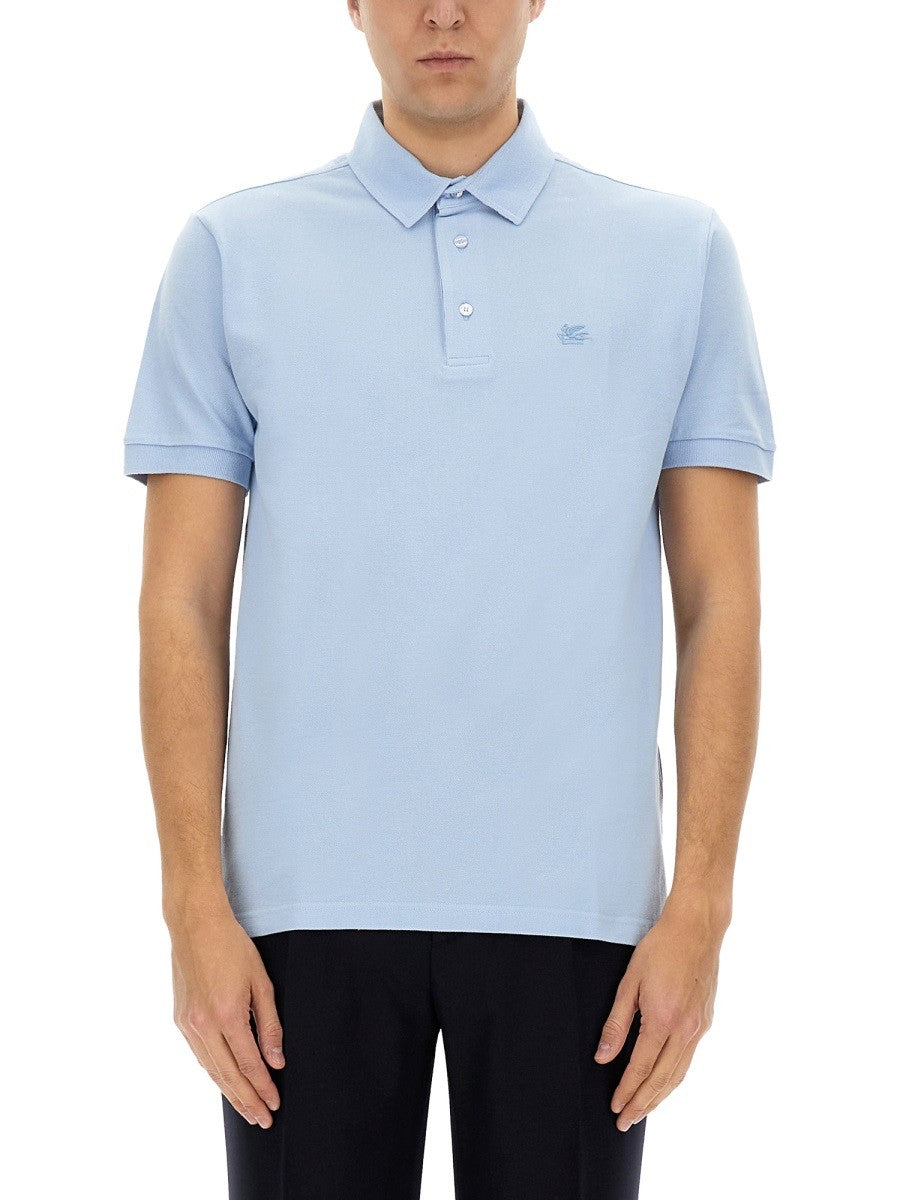 Etro - Man - Blue - Polo Shirt
