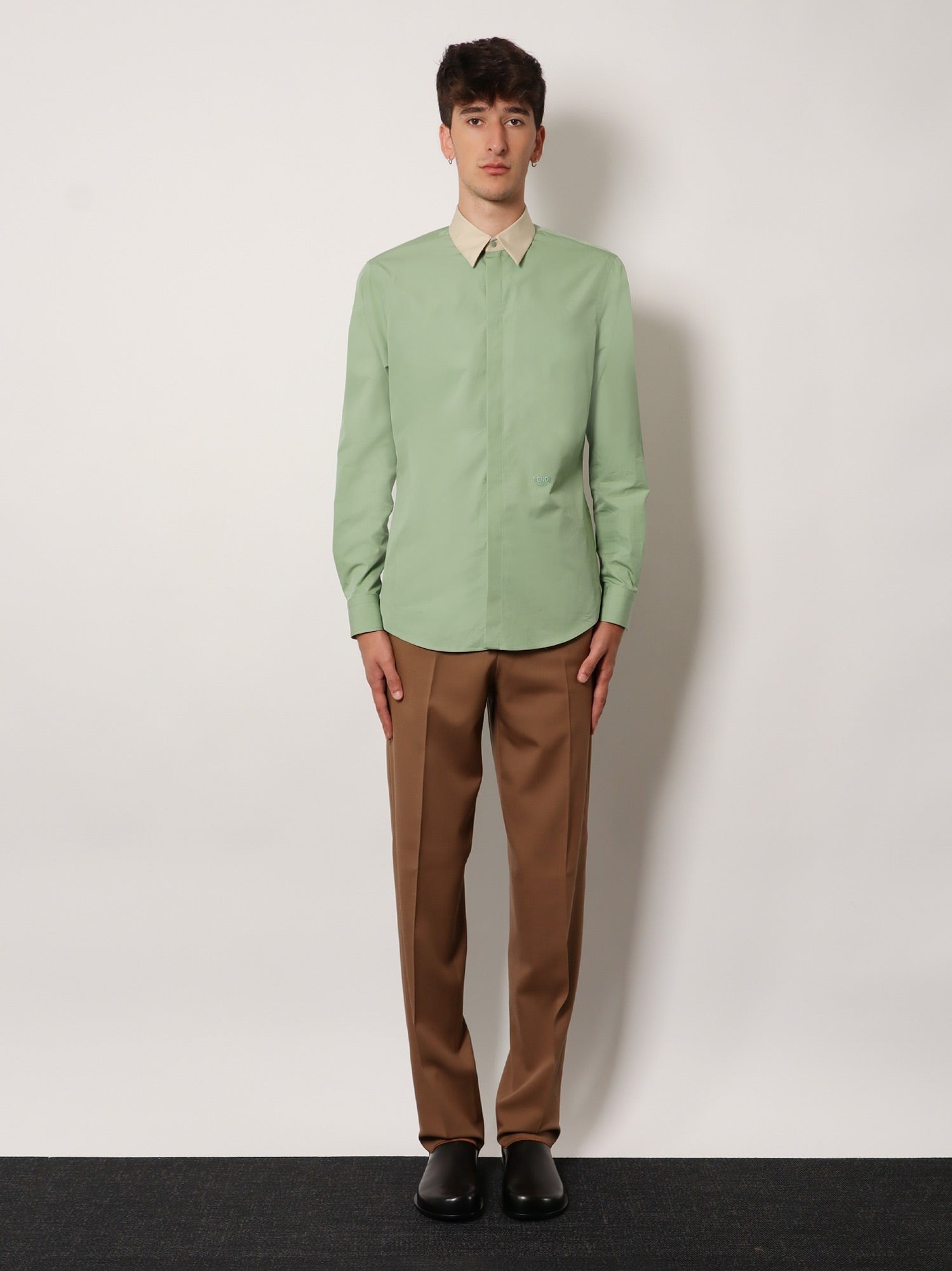 Fendi - Man - Green - Shirt
