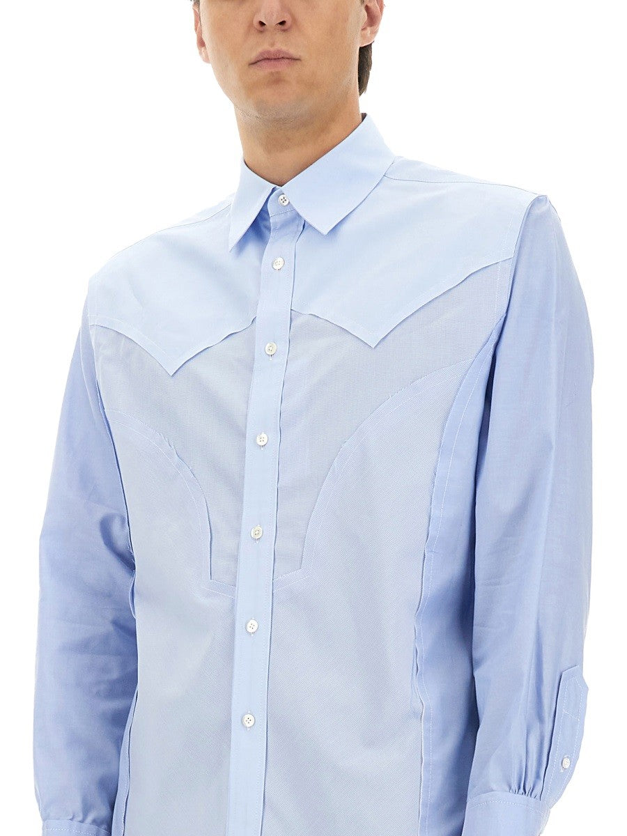 Maison Margiela - Man - Blue - Shirt
