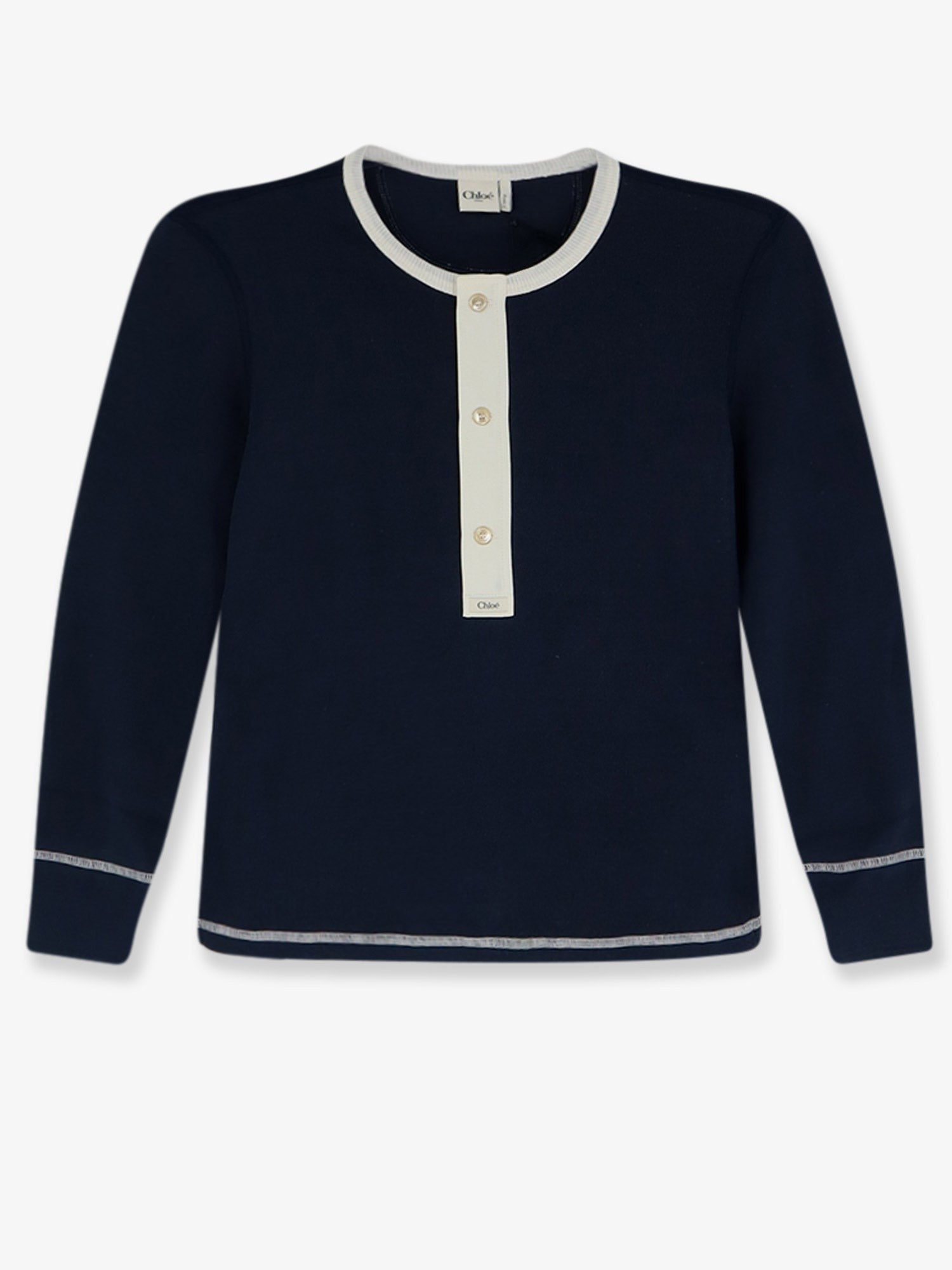 CHLOÉ - Woman - Blue - Knit Sweater