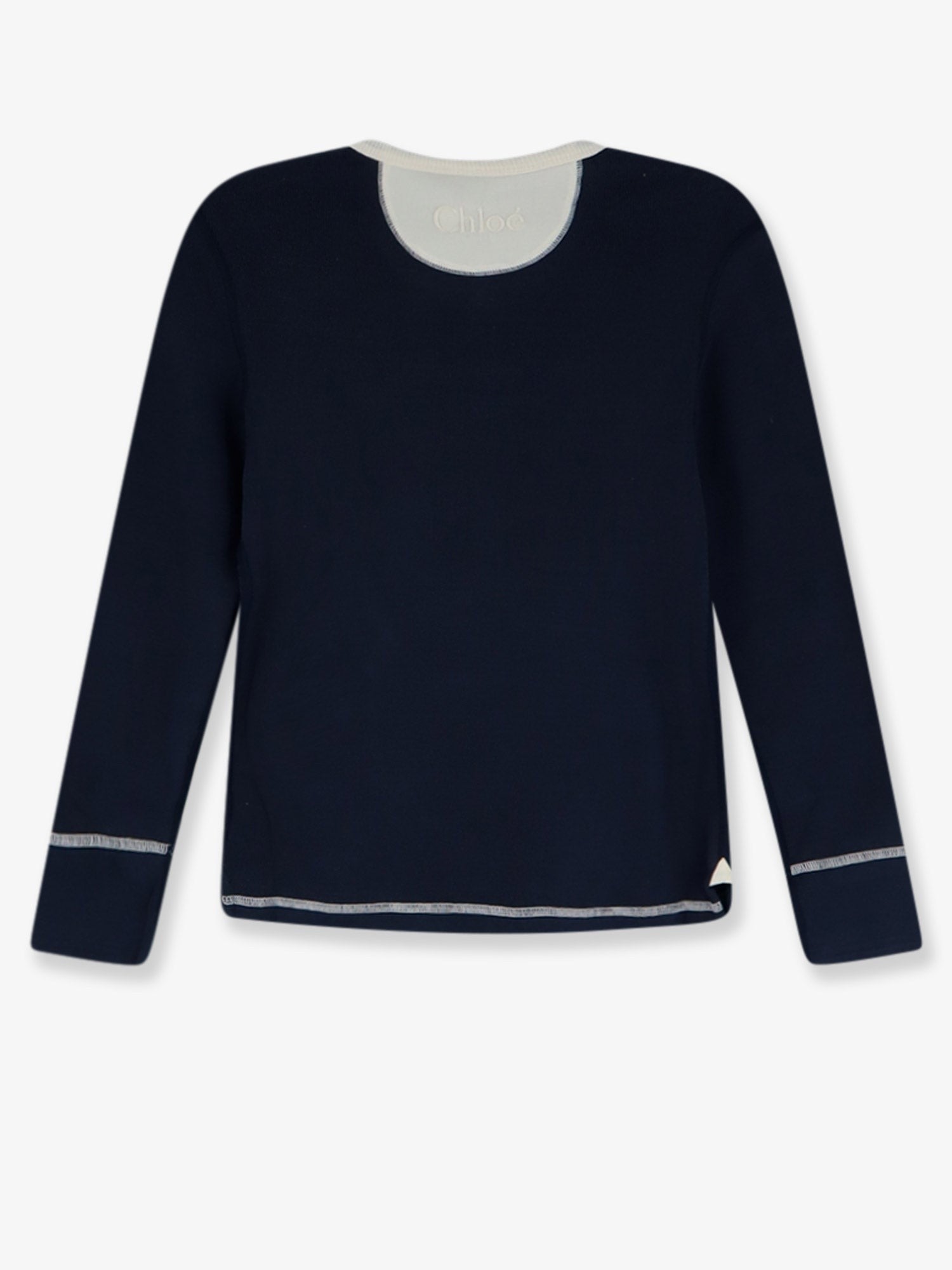 CHLOÉ - Woman - Blue - Knit Sweater