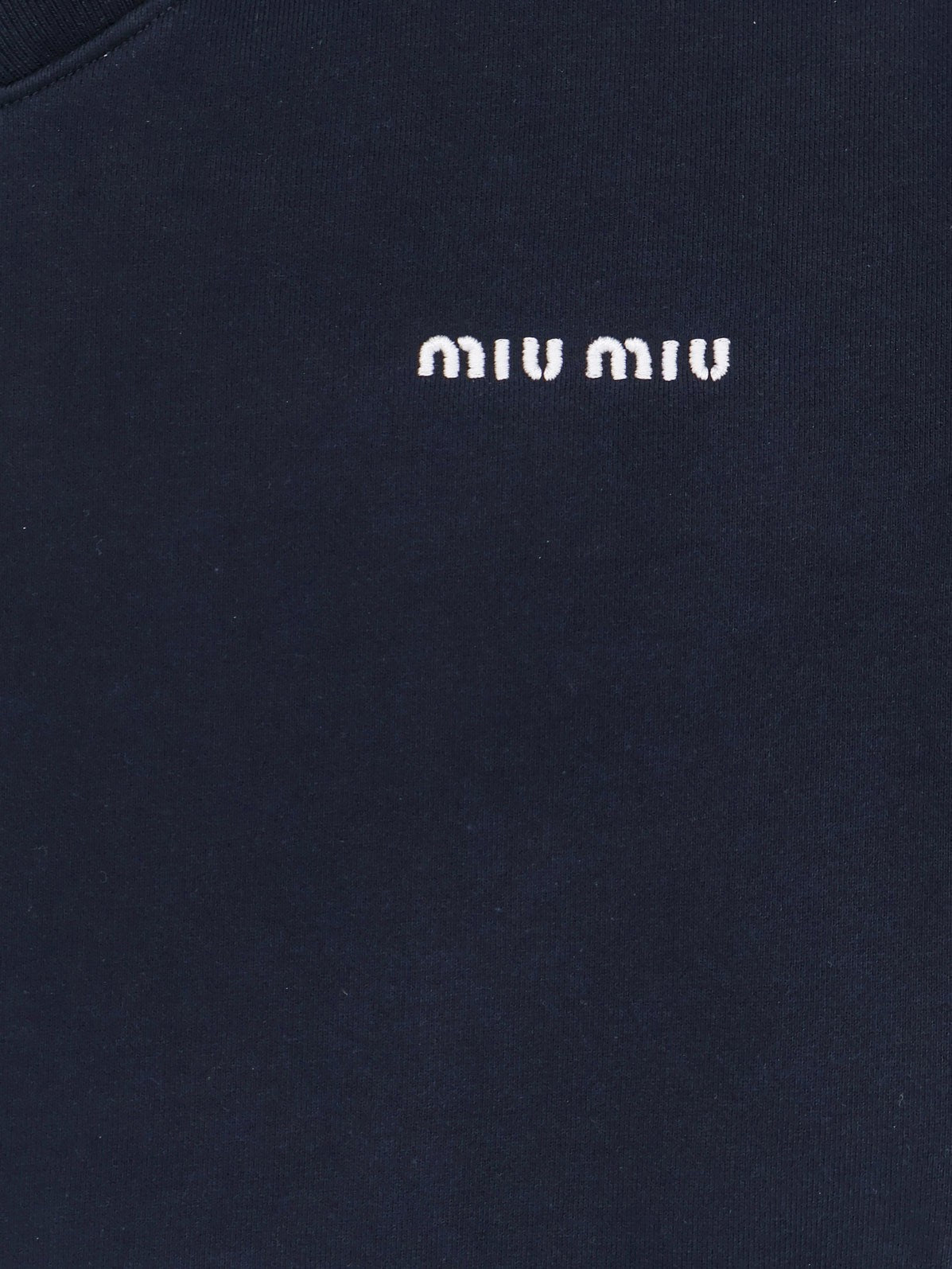 Miu Miu - Woman - Blue - Sweatshirt