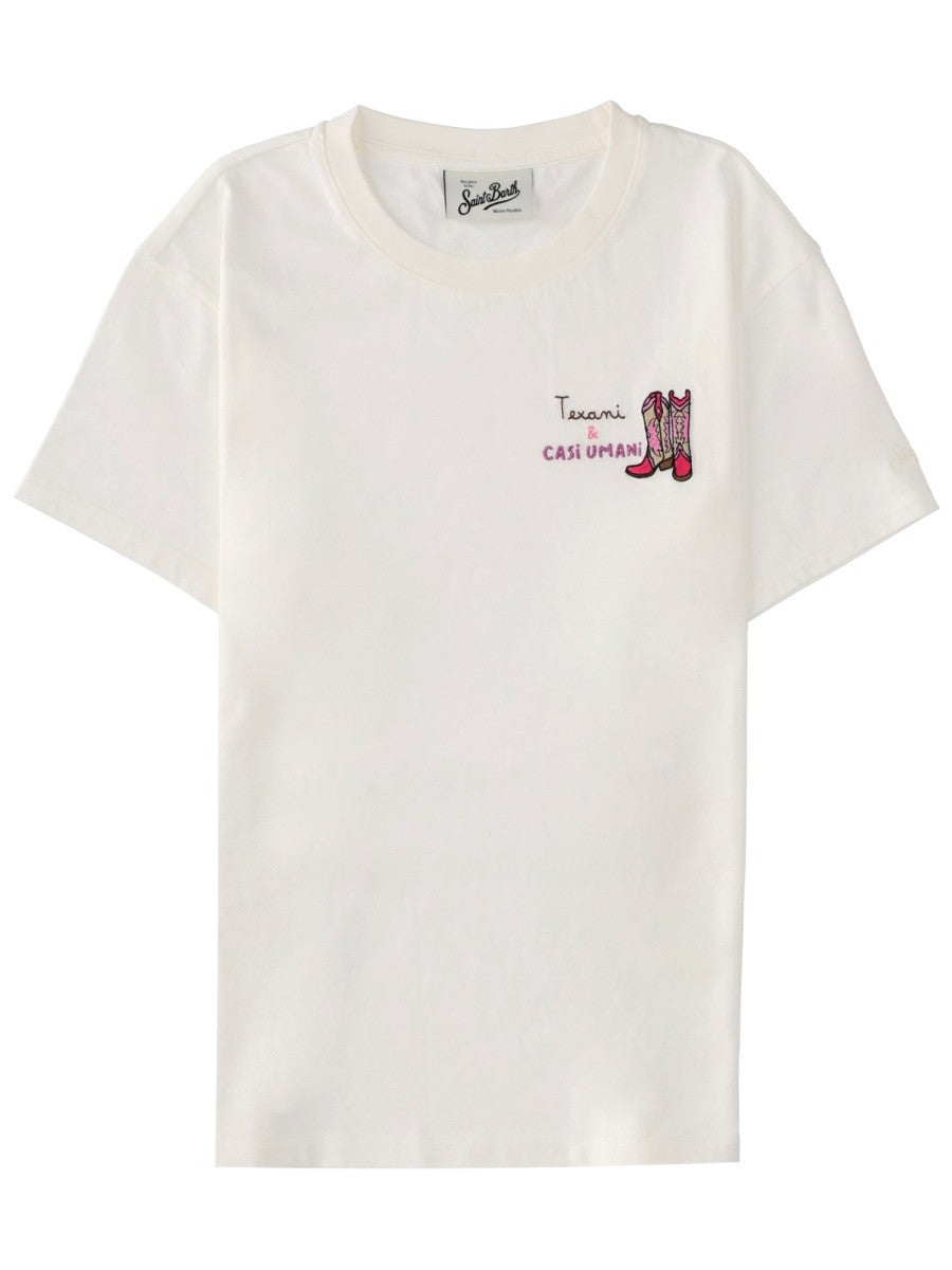 MC2 SAINT BARTH - Woman - White - T-shirt