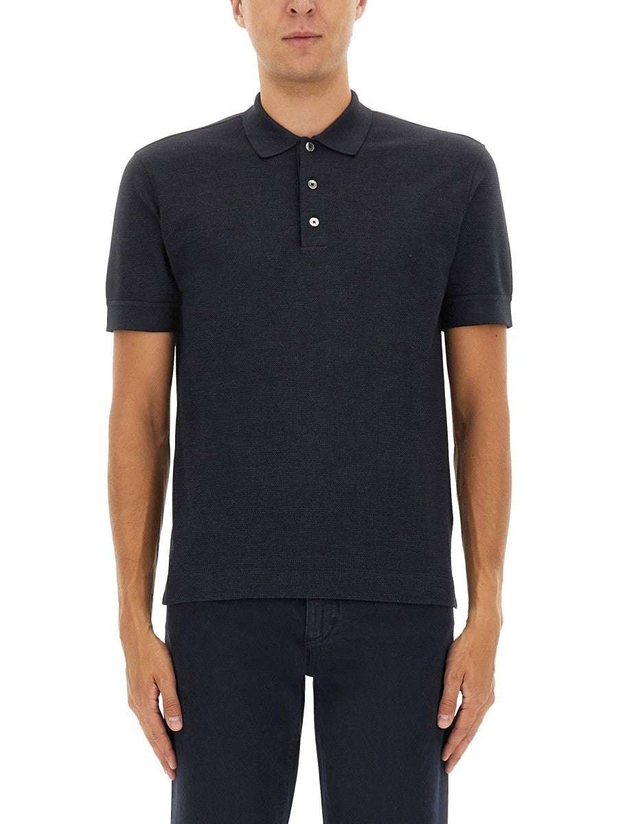 Zegna - Férfi - Fekete - Póló