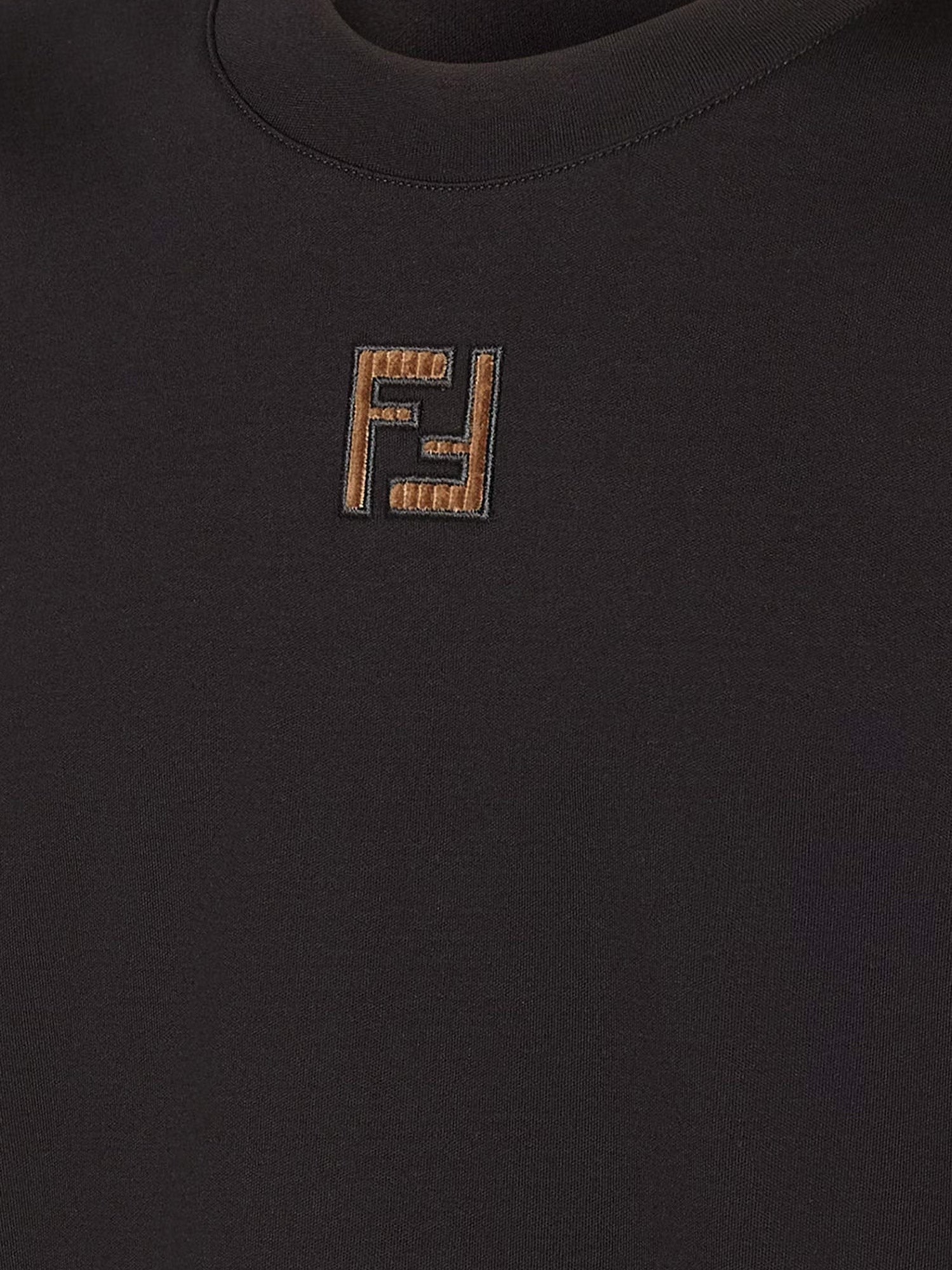 Fendi - Férfi - Fekete + Gesztenye - Pólók és Topok