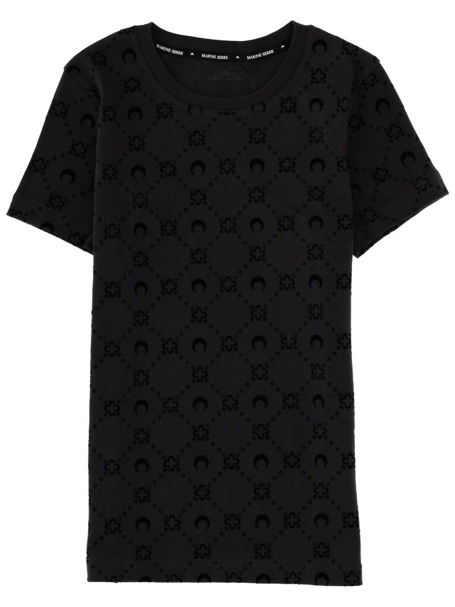 MARINE SERRE - Woman - Black - T-shirt