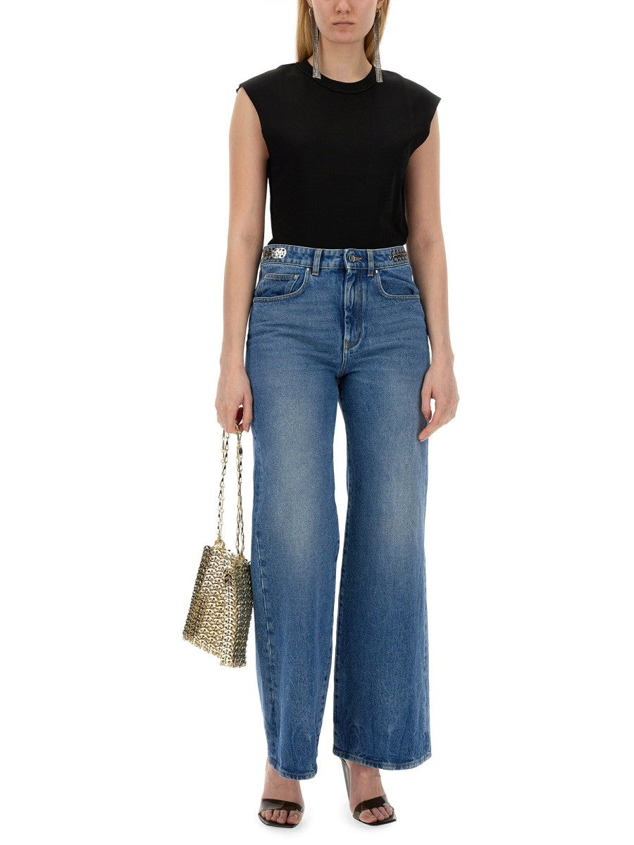 RABANNE - Woman - Black - T-shirt
