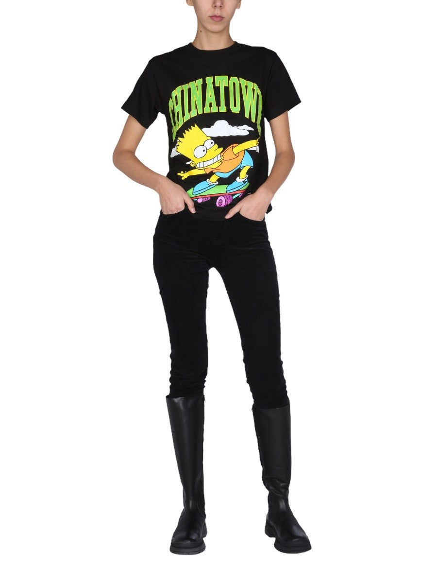 CHINATOWN MARKET X THE SIMPSONS - Unisex - Fekete - Póló