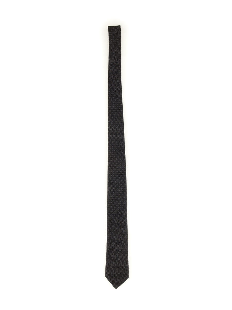 Ferragamo - Férfi - Fekete - Nyakkendő