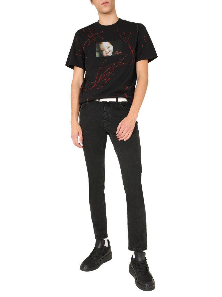 msgm - Férfi - Fekete - Póló