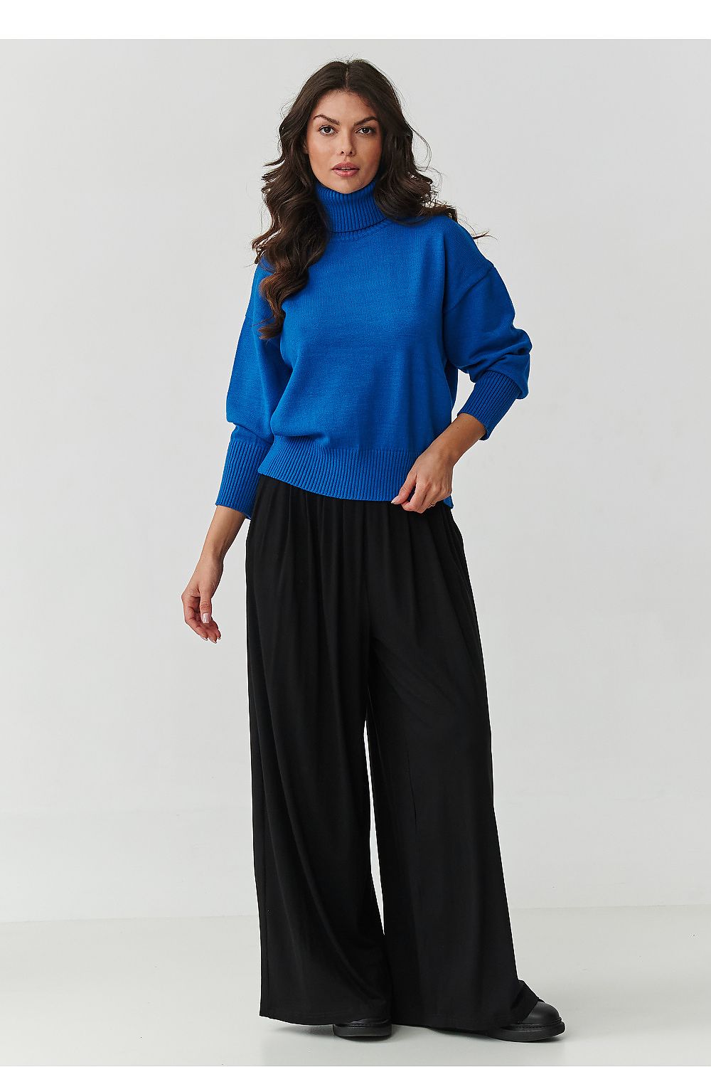 Turtleneck model 217398 Makadamia