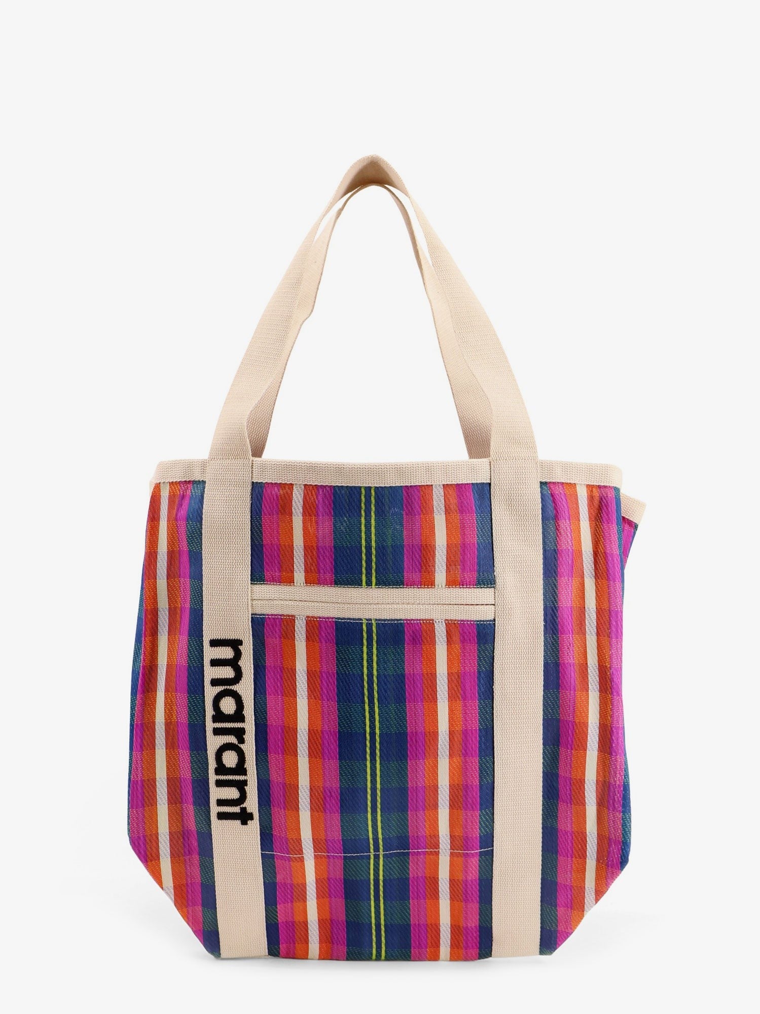 Isabel Marant - Woman - Navy/Orange - Shoulder Bag