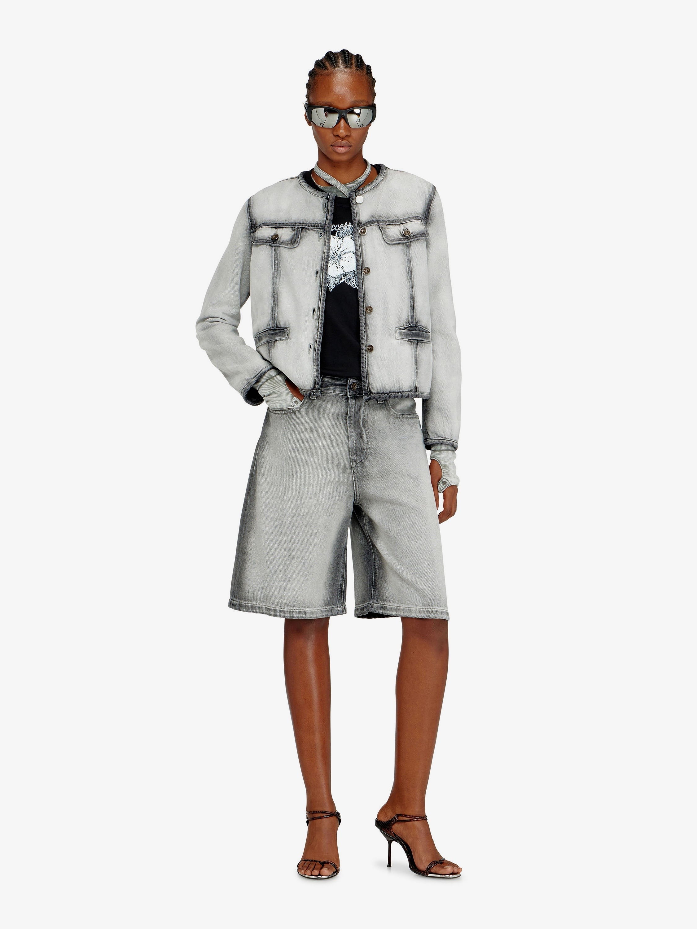 Diesel - Woman - Grey - Jacket