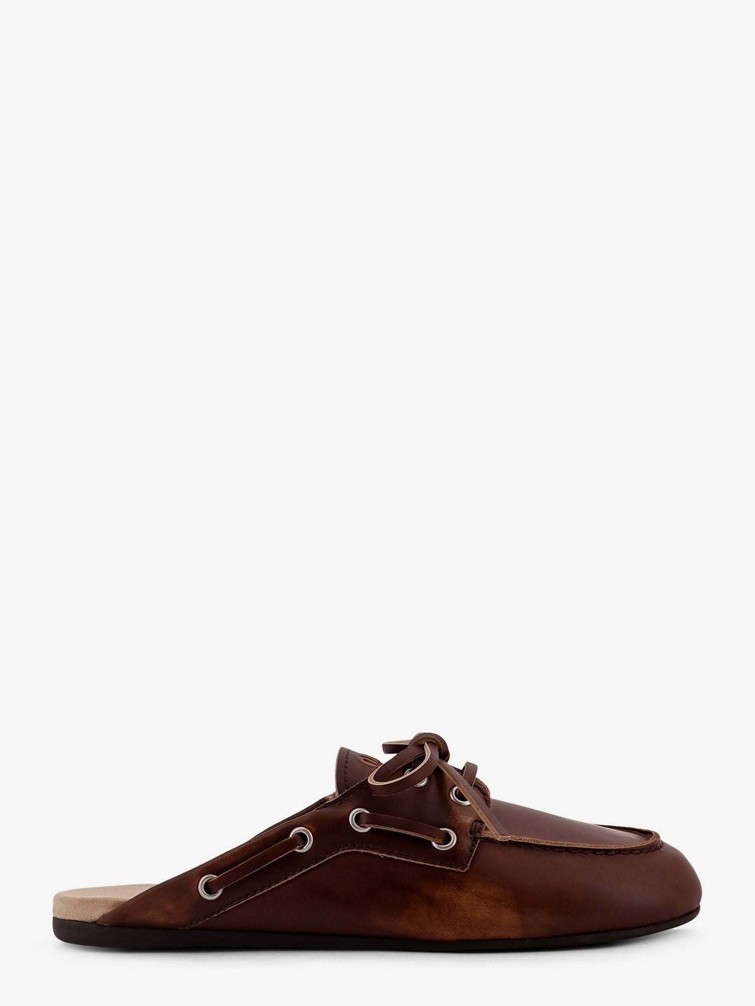 Miu Miu - Woman - Brown - Flat Sandal