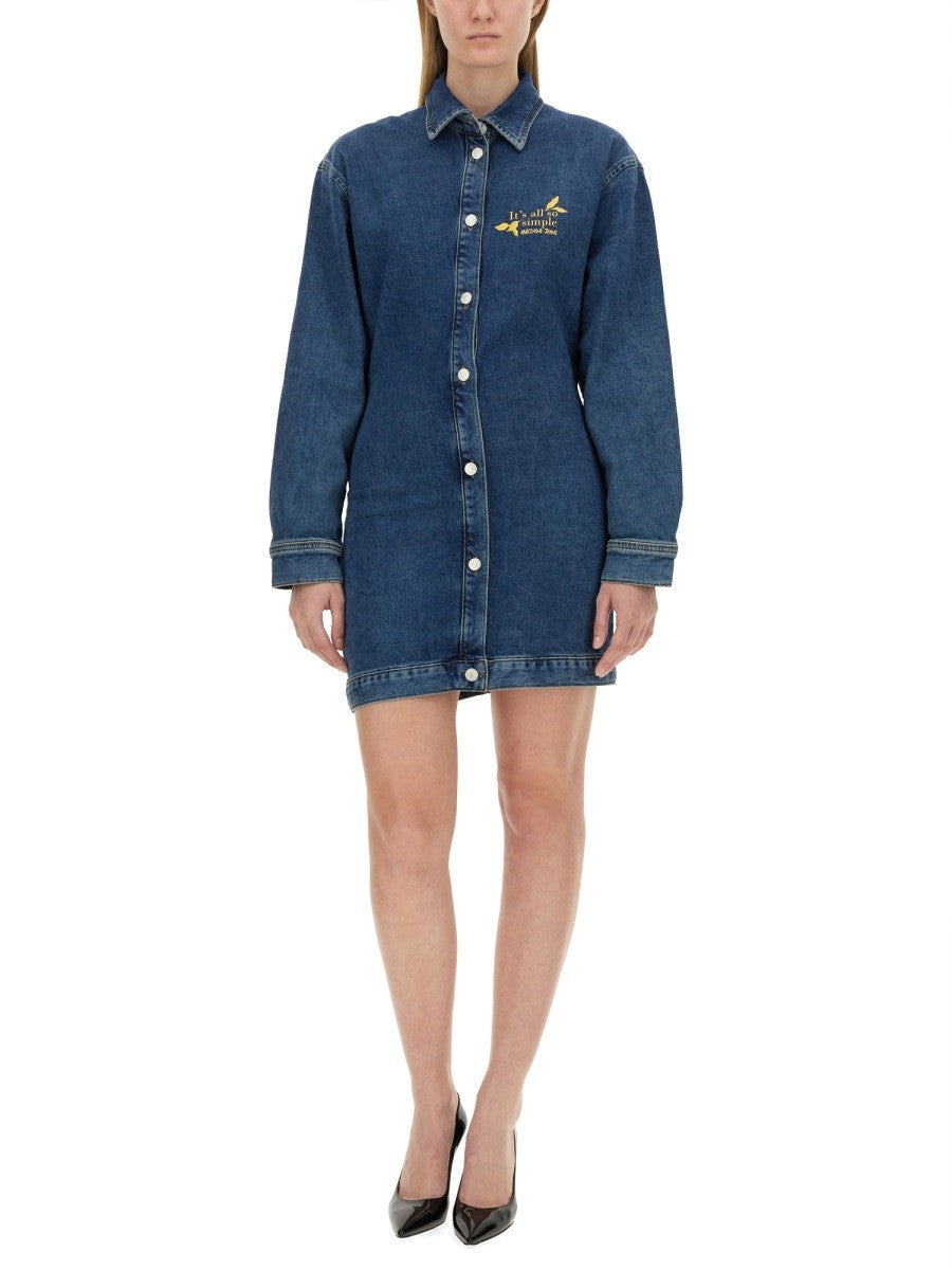 MOSCHINO JEANS - Woman - Blue - Dress