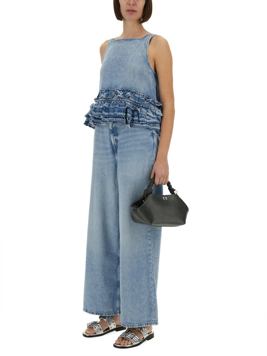 GANNI - Woman - Blue - Top