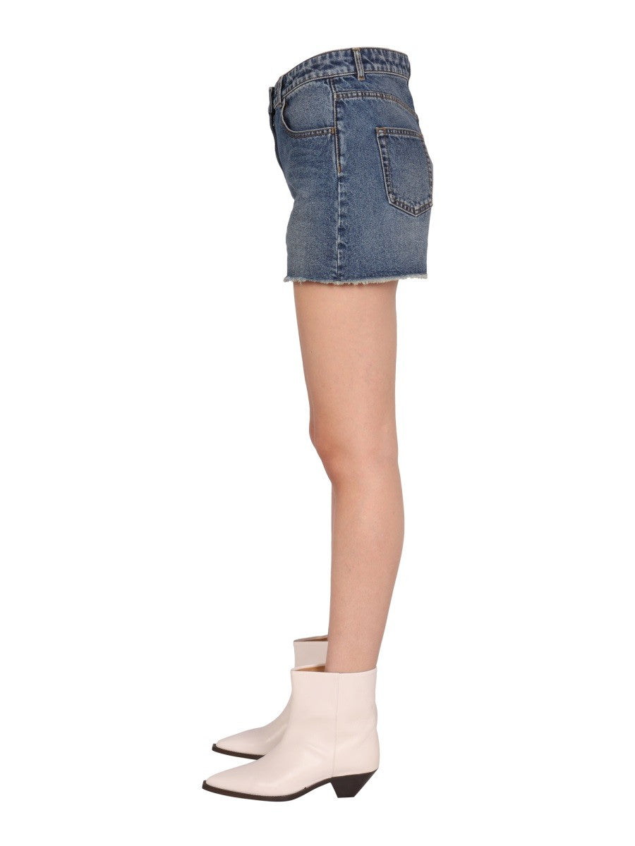 Palm Angels - Woman - Blue - Shorts