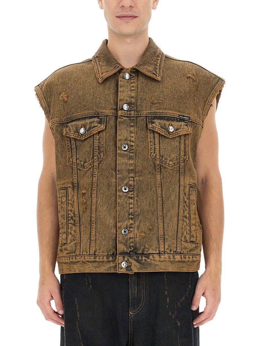 Dolce & Gabbana - Man - Multicolor - Vest