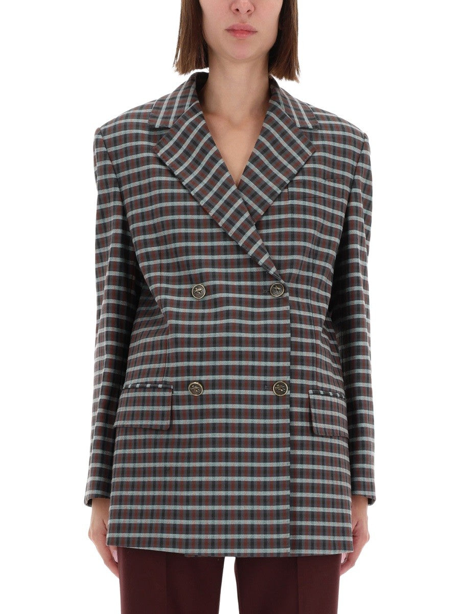 Etro - Woman - Grey - Blazer