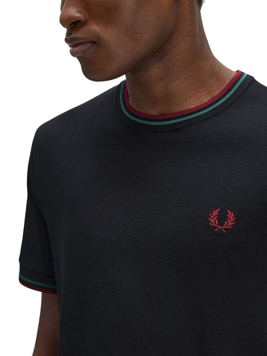 FRED PERRY - Man - Blue - T-shirt