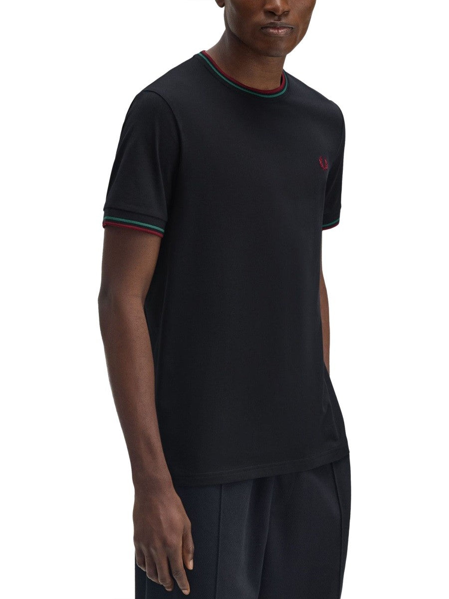 FRED PERRY - Man - Blue - T-shirt
