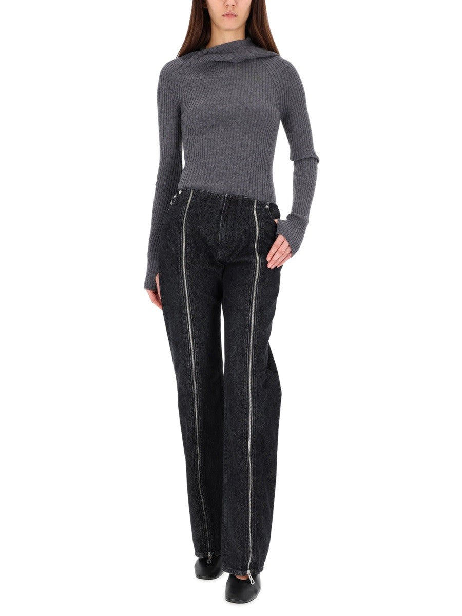 JEAN PAUL GAULTIER - Woman - Black - Jeans