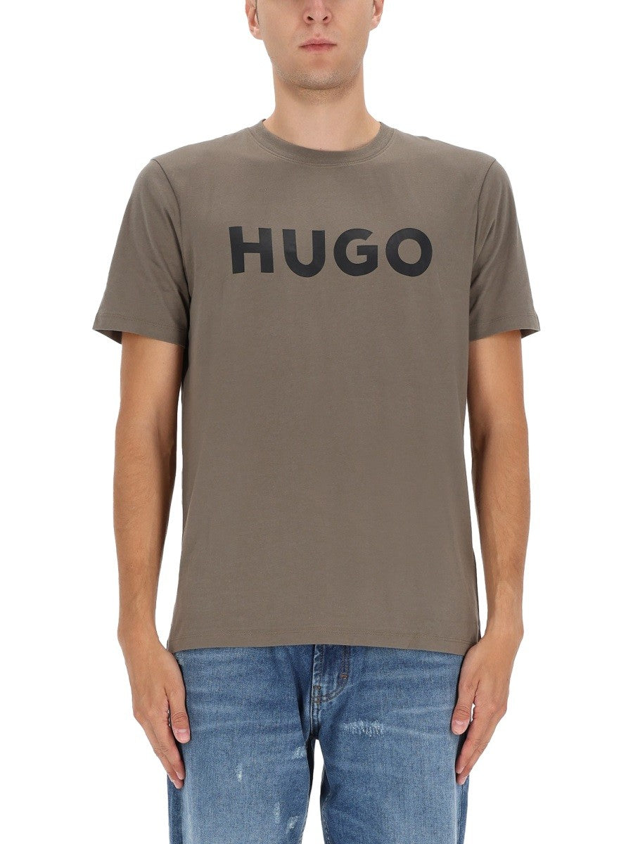 Hugo - Man - Grey - T-shirt
