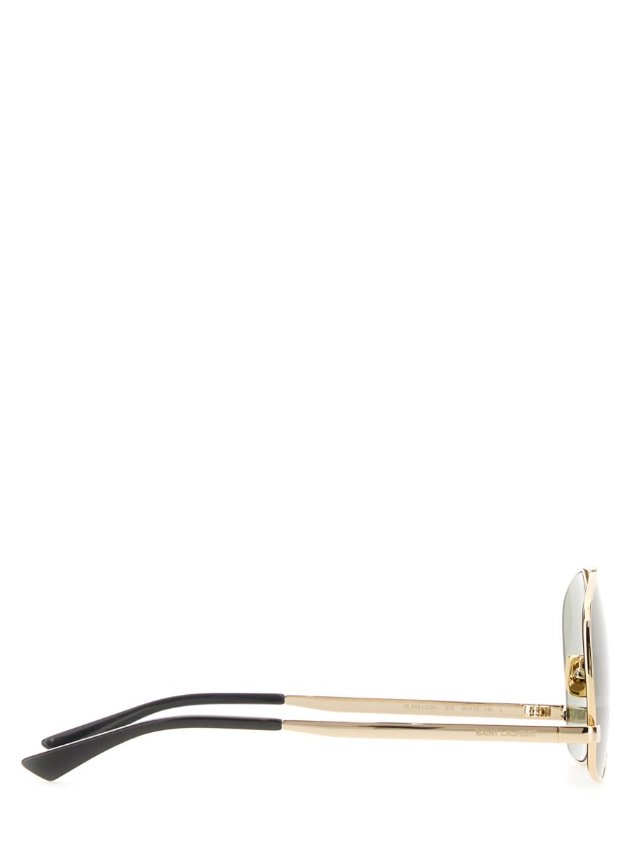 Saint Laurent - Woman - Gold - Sunglasses