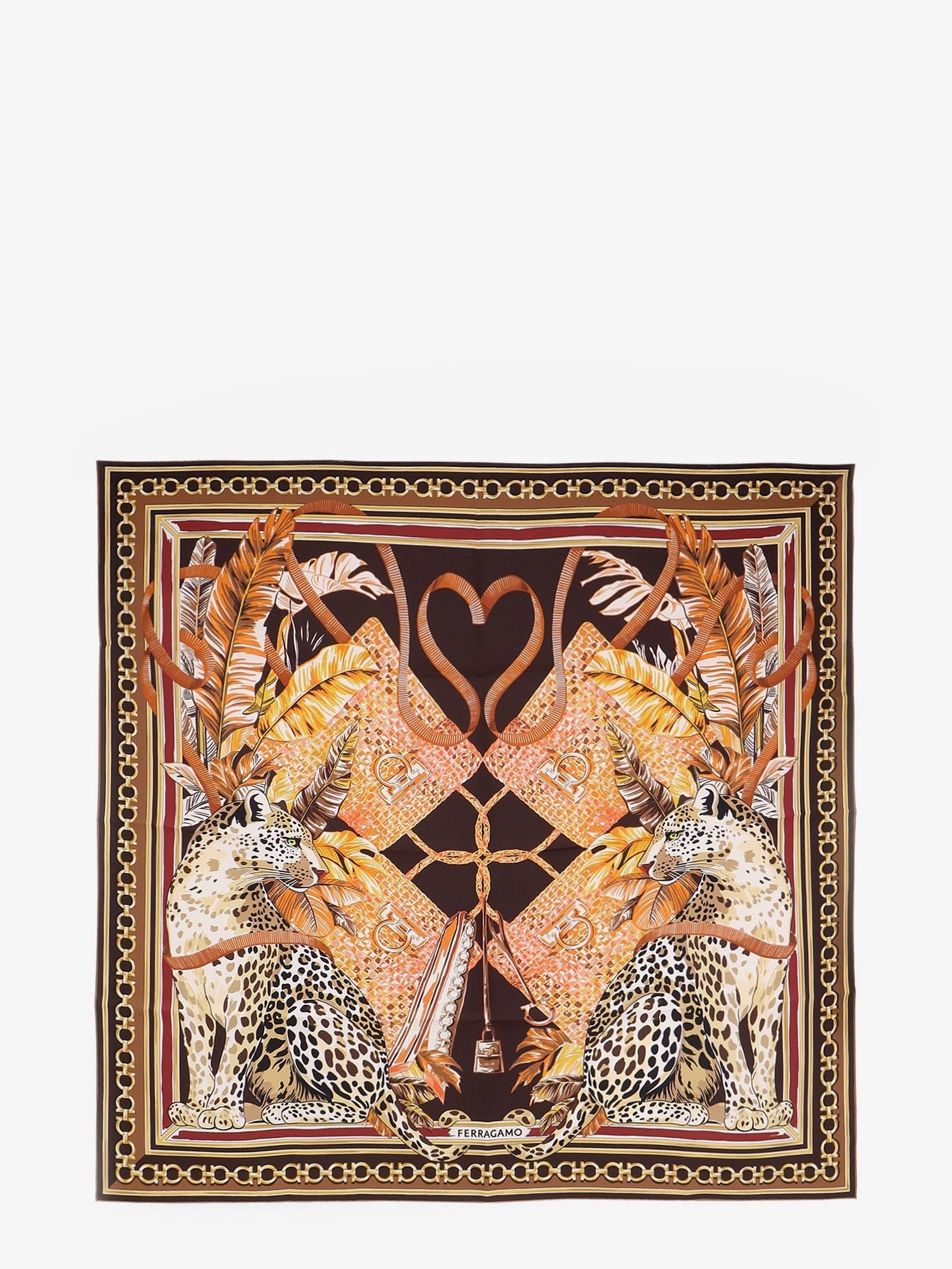 Ferragamo - Woman - Brown - Scarf