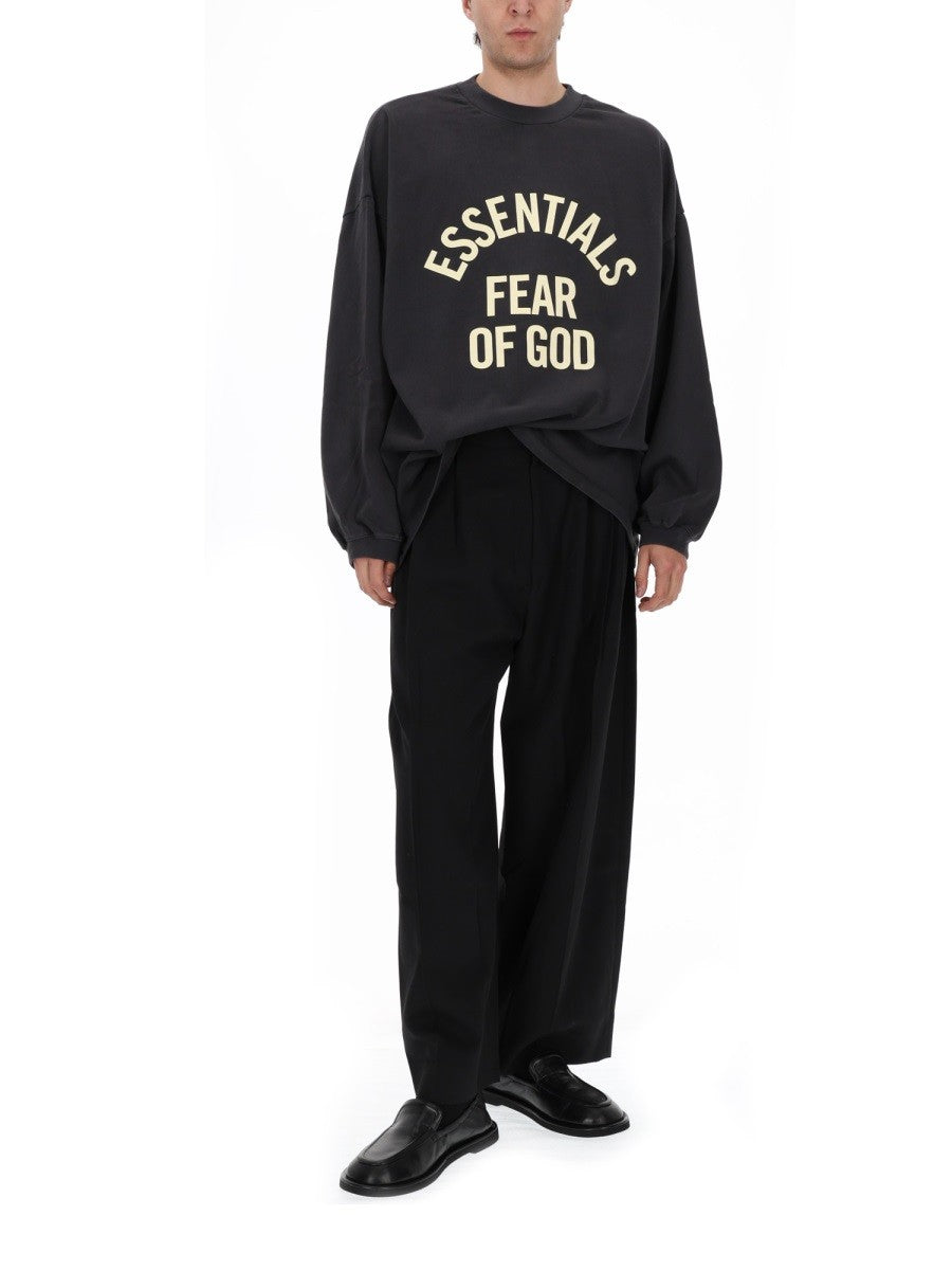 FEAR OF GOD ESSENTIALS - Man - Black - Sweatshirt