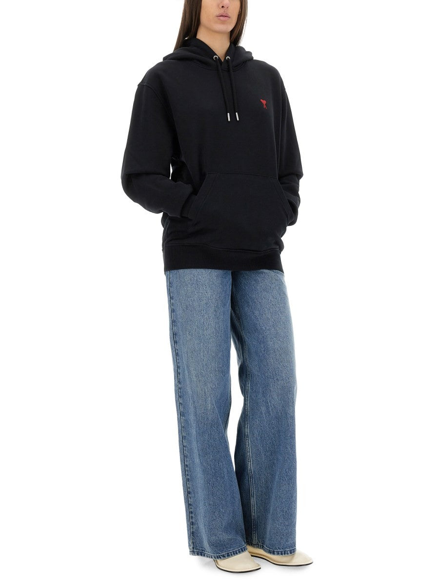 AMI PARIS - Woman - Black - Sweatshirt