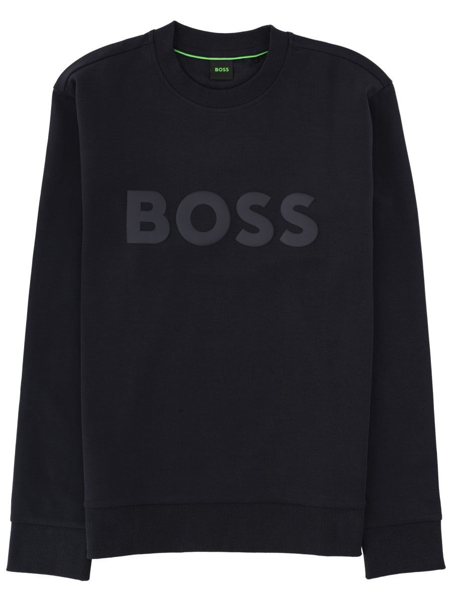 Boss - Man - Blue - Sweatshirt