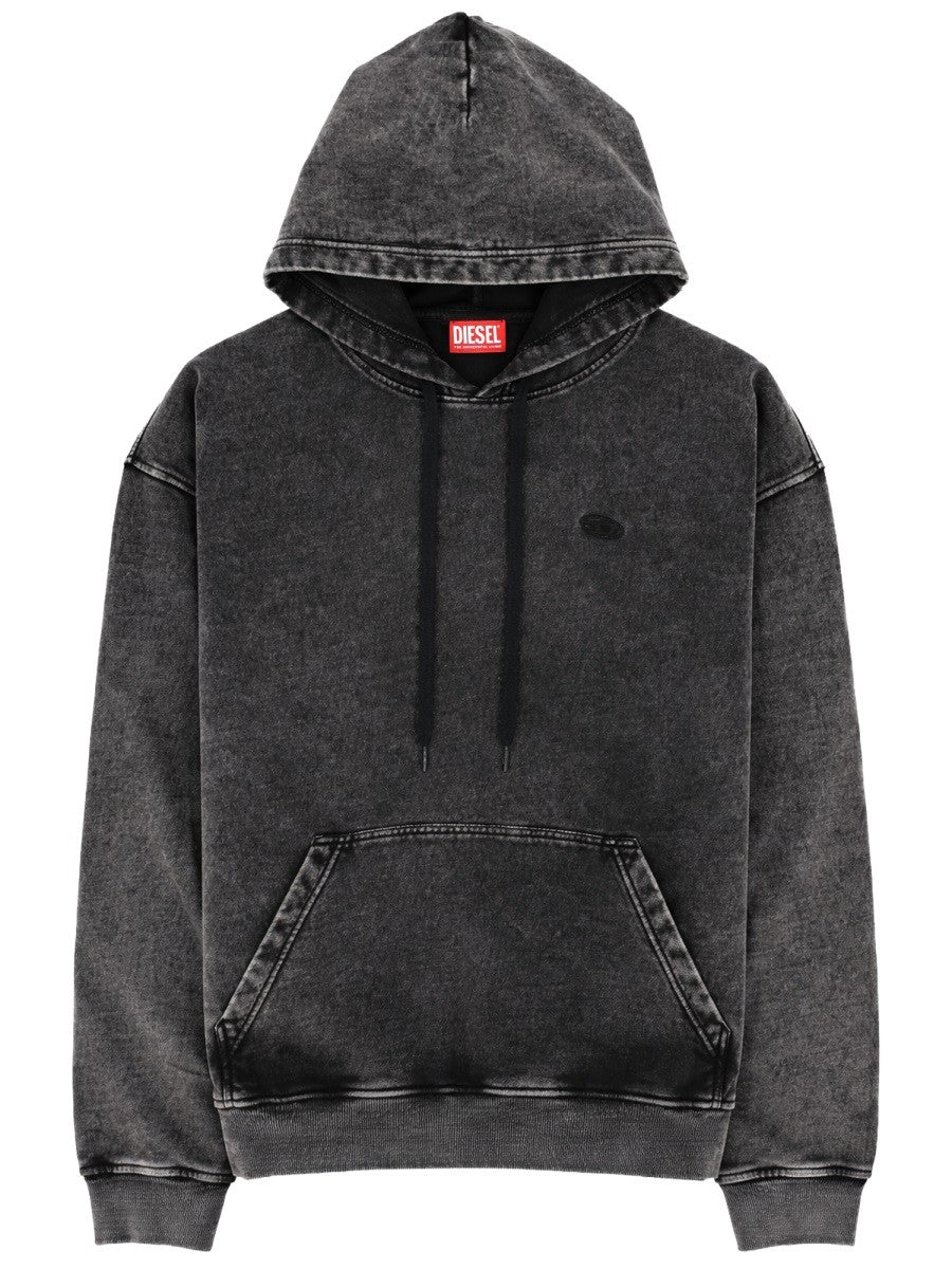 Diesel - Man - Black - Sweatshirt